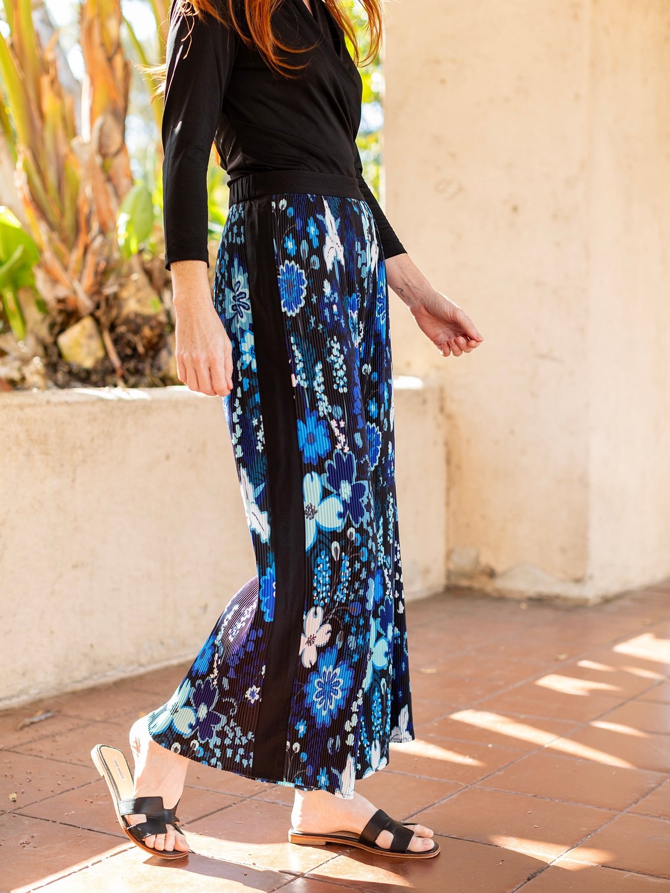 DANIELLE pant Woodland Midnight - Lesley Evers - Best Seller - Bottoms - Navy