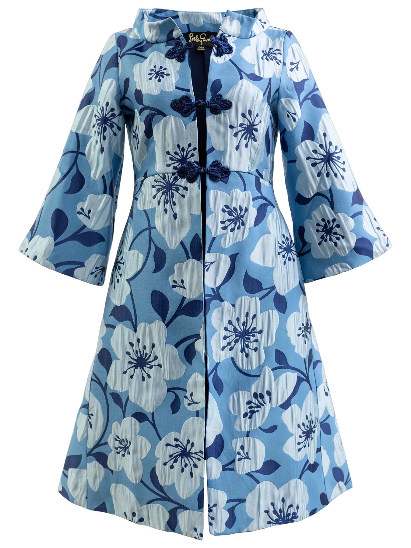 DAPHNE coat Garden Wall Blue - Lesley Evers - Best Seller - coat - outerwear