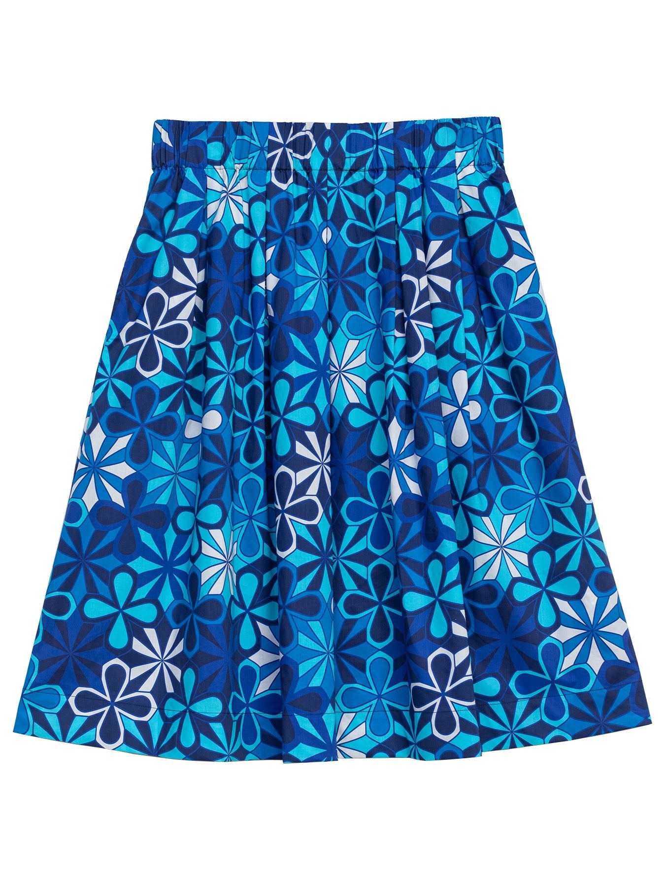 DIXIE skirt Kaleidoscope Blue - Lesley Evers - Blue - Bottoms - Shop