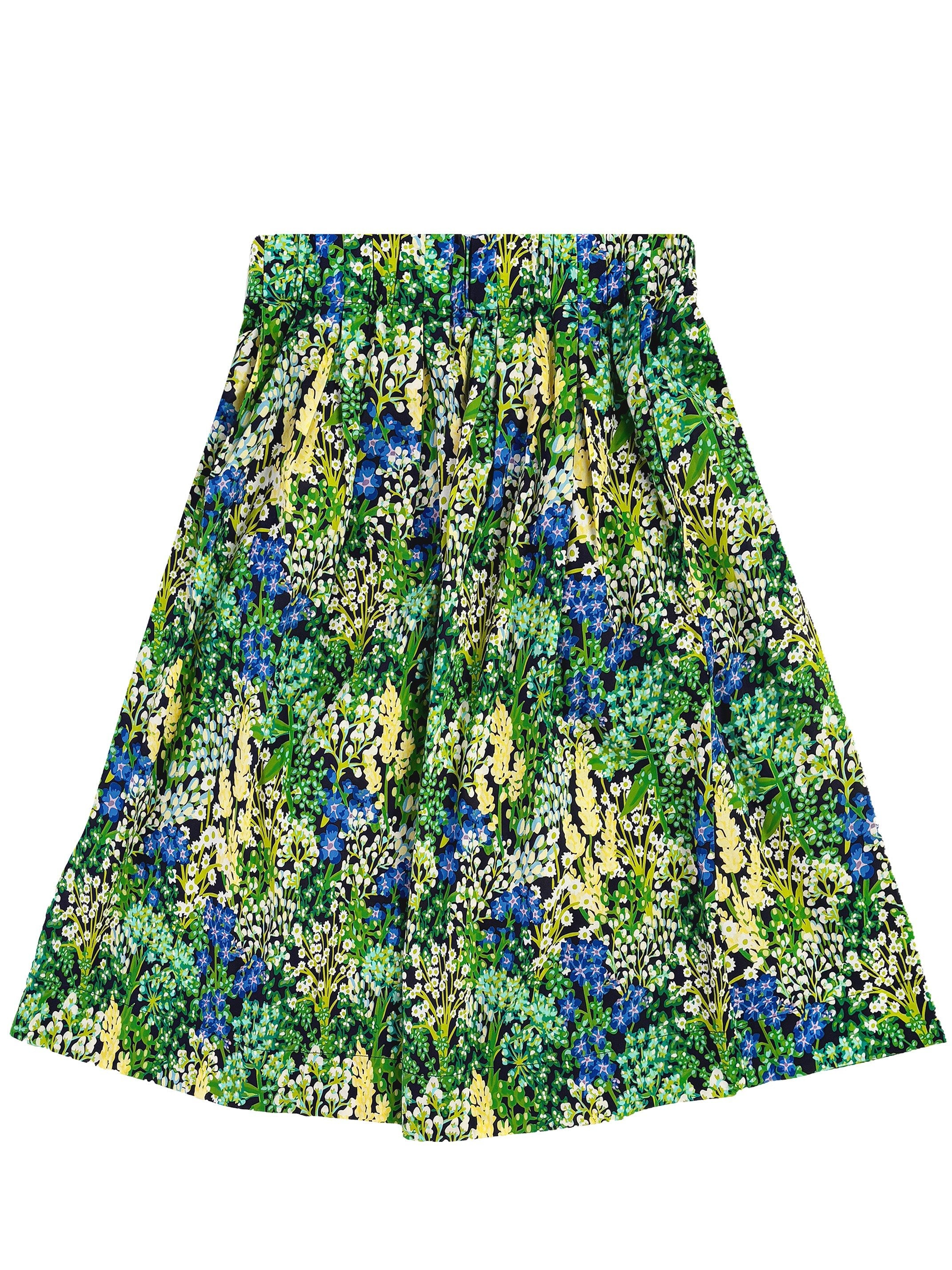 DIXIE skirt Spring Meadow Green - Lesley Evers - Blue - Bottoms - new