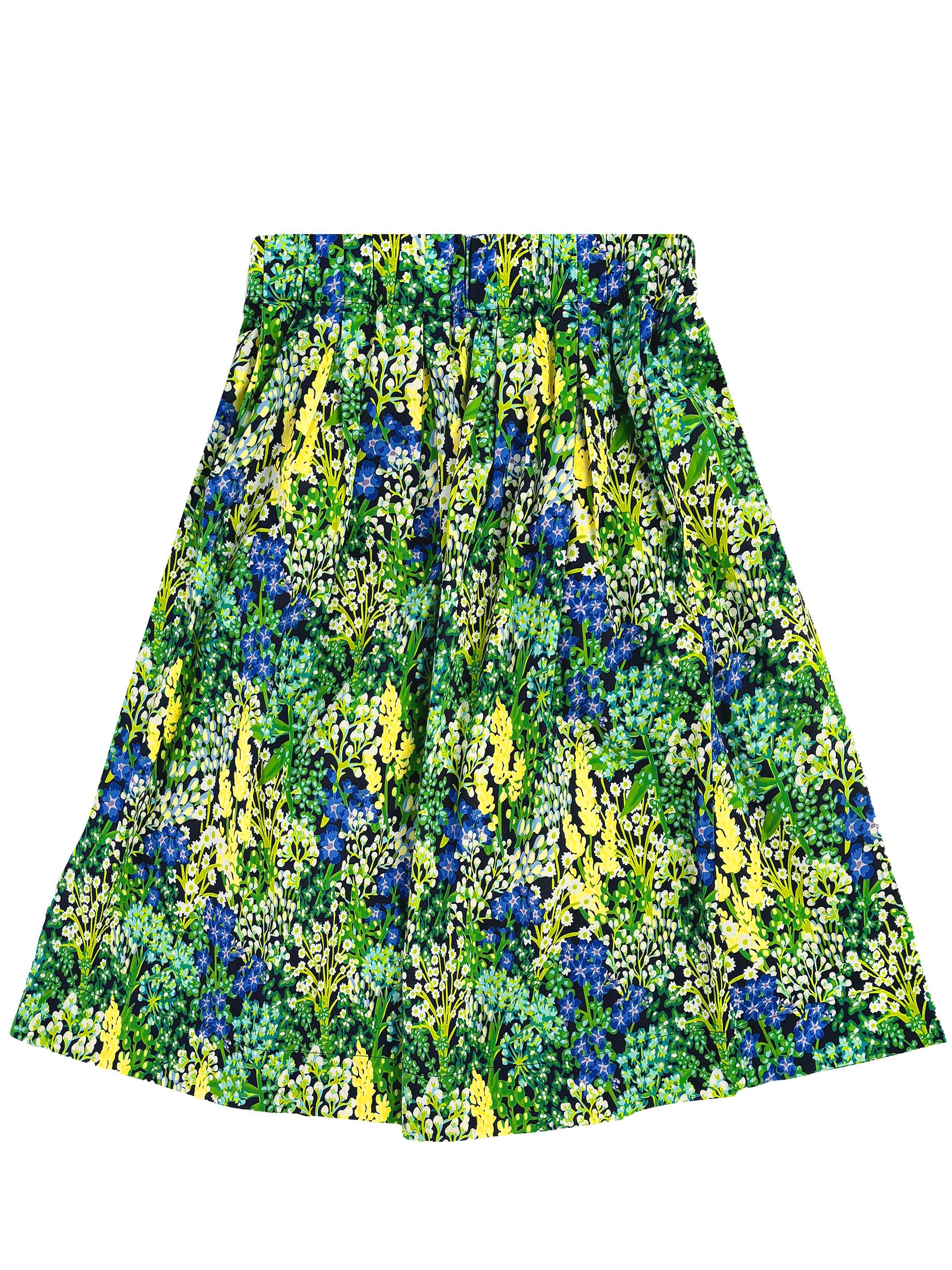 DIXIE skirt Spring Meadow Green - Lesley Evers - Blue - Bottoms - new