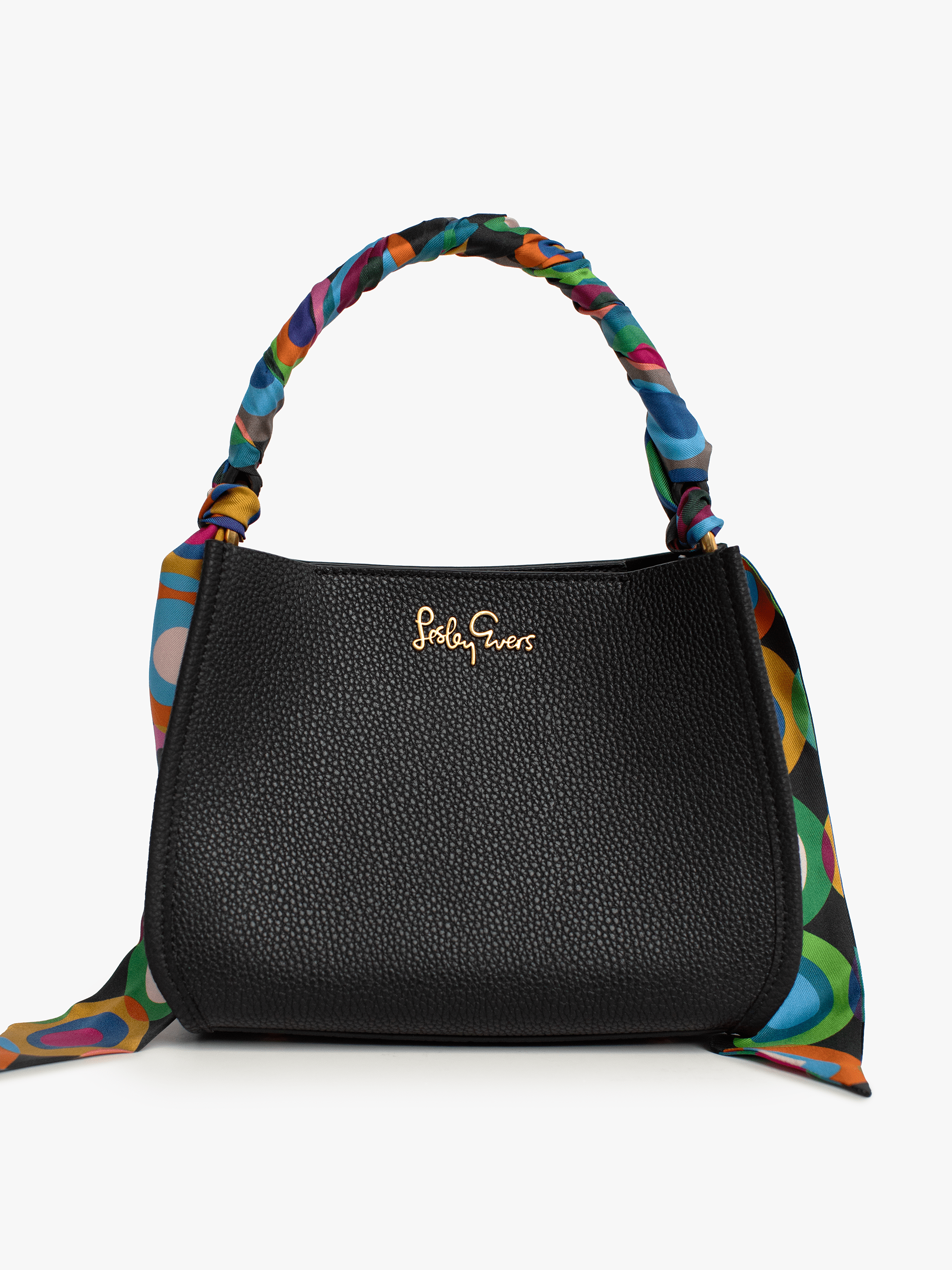 DOTTIE Leather Handbag Black - Lesley Evers - Accessories - Bonnie cover - Giftable