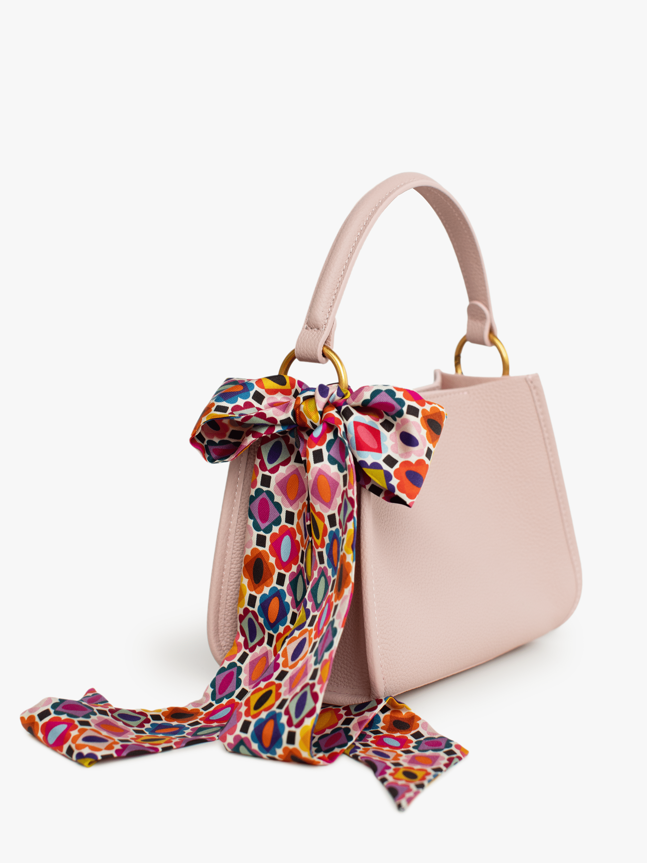 DOTTIE Leather Handbag Pink - Lesley Evers - Accessories - Bonnie cover - Giftable