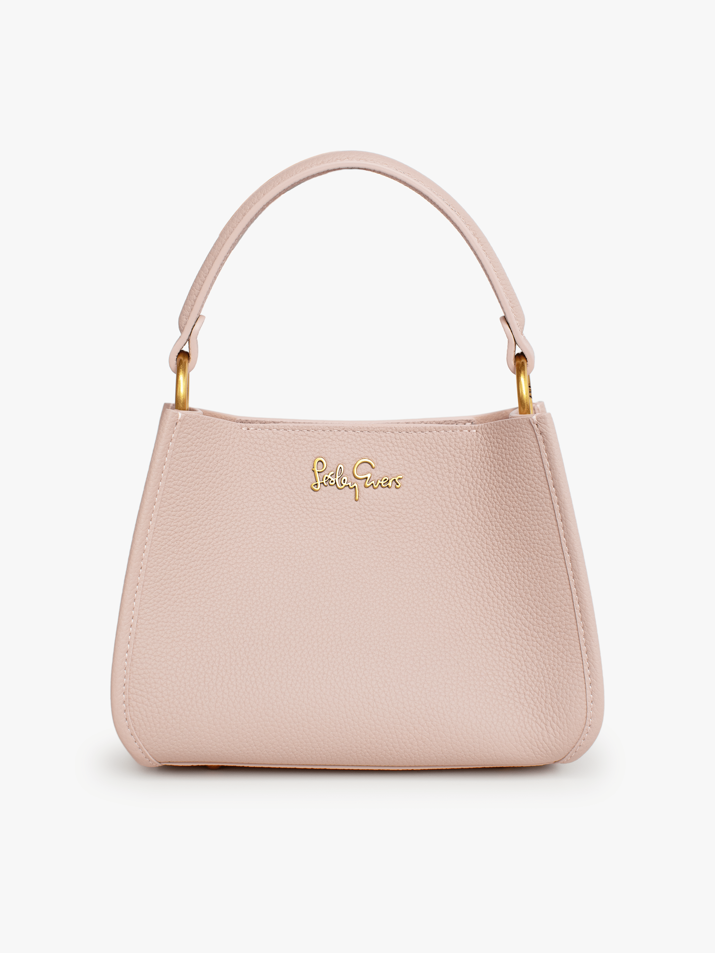 DOTTIE Leather Handbag Pink - Lesley Evers - Accessories - Bonnie cover - Giftable