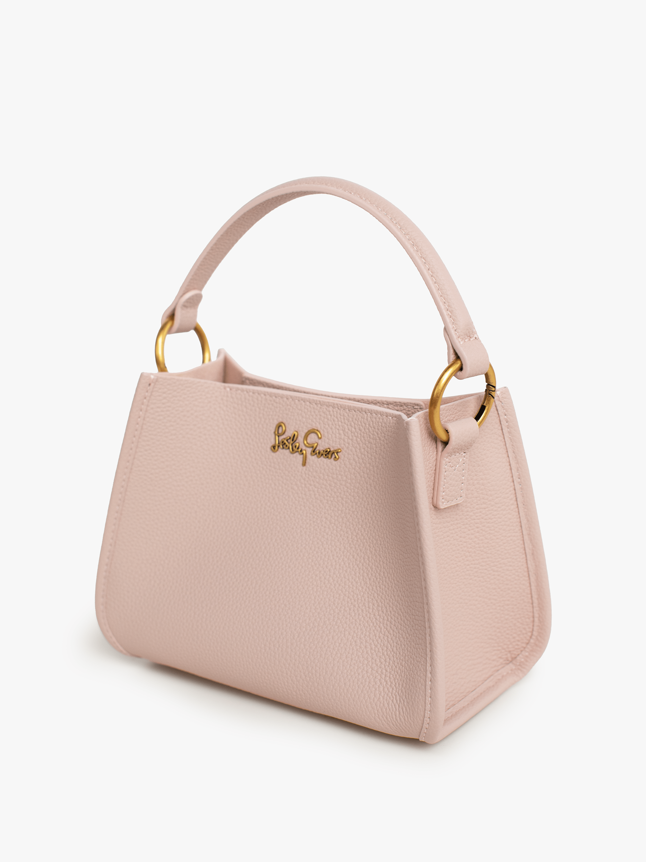 DOTTIE Leather Handbag Pink - Lesley Evers - Accessories - Bonnie cover - Giftable