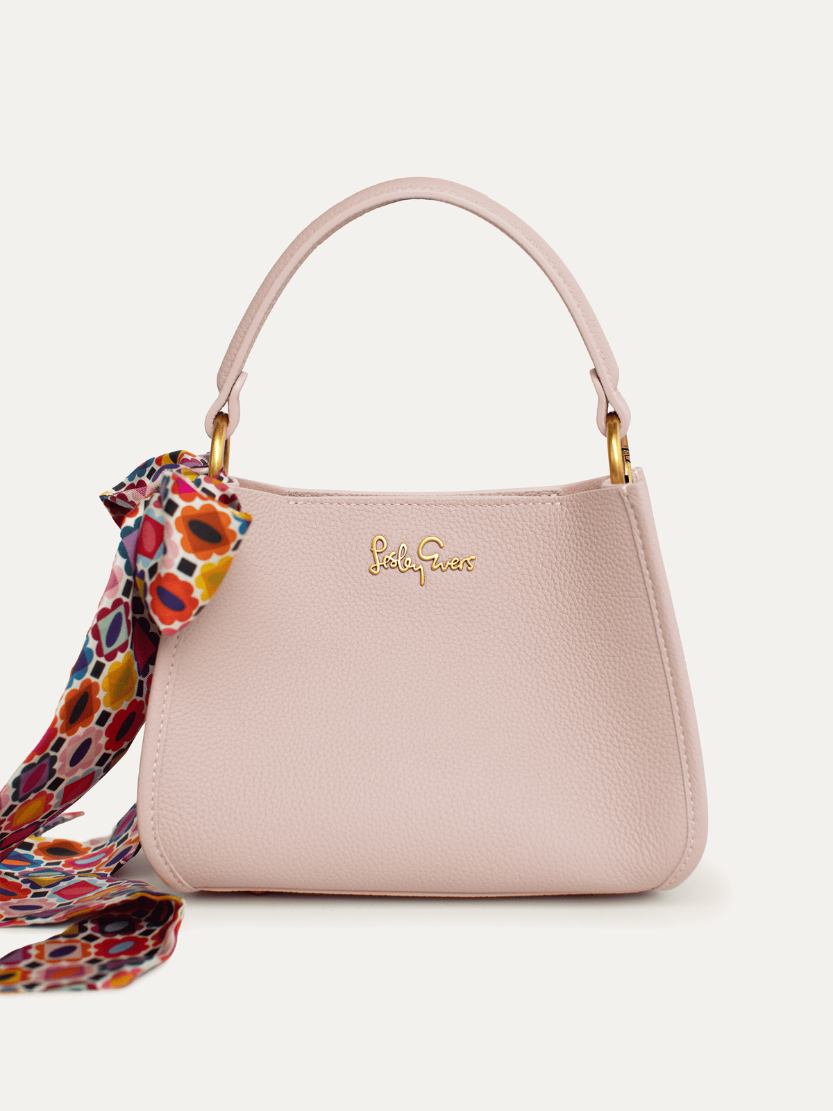 DOTTIE Leather Handbag Pink - Lesley Evers-Accessories-Bonnie cover-Giftable