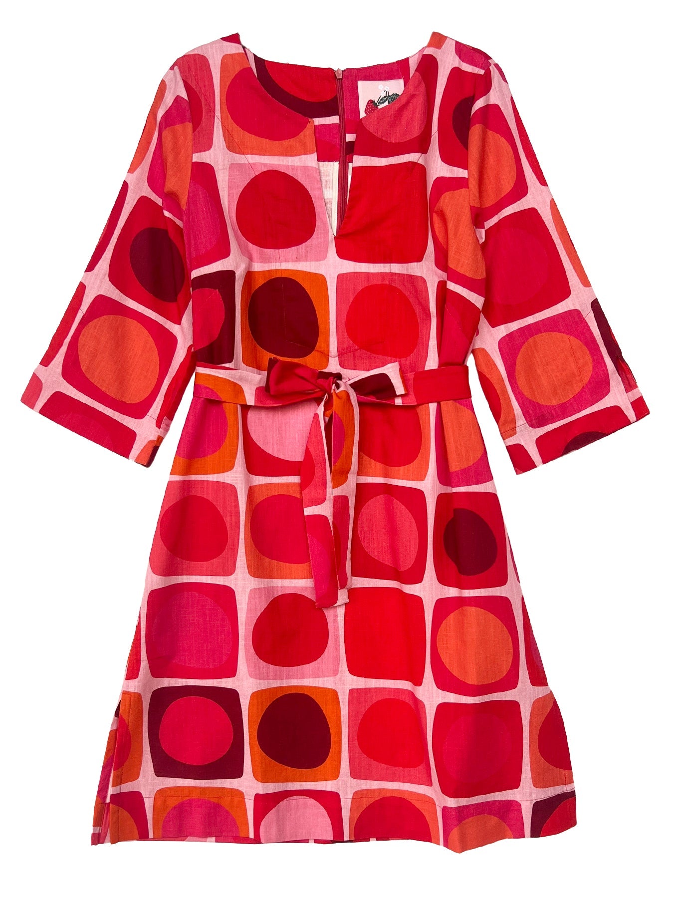 DREW Seaglass Red - Lesley Evers - black and white - black and white dress - black dress