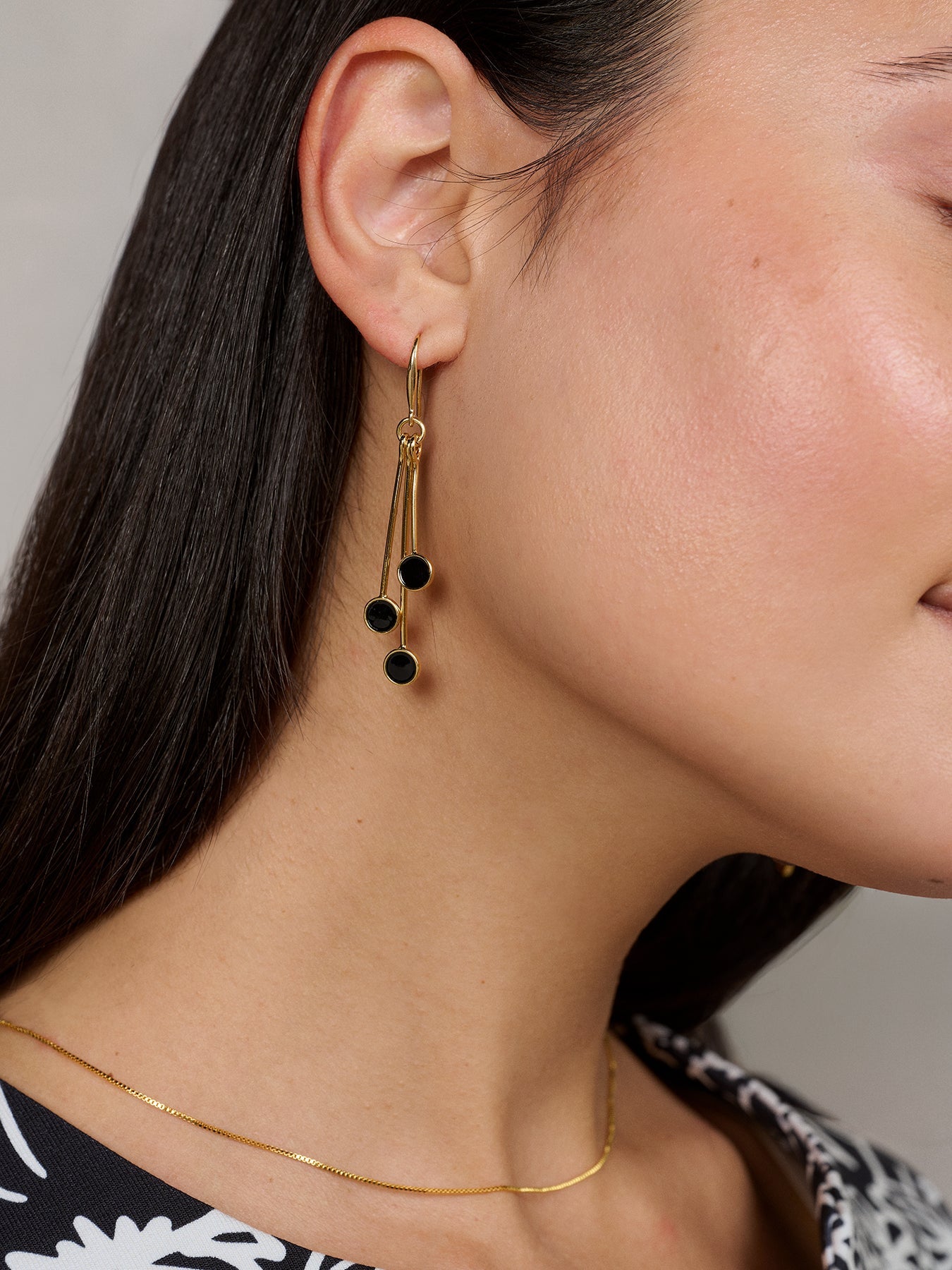 Droplet Earrings Midnight - Lesley Evers - Accessories - accessory - pebble