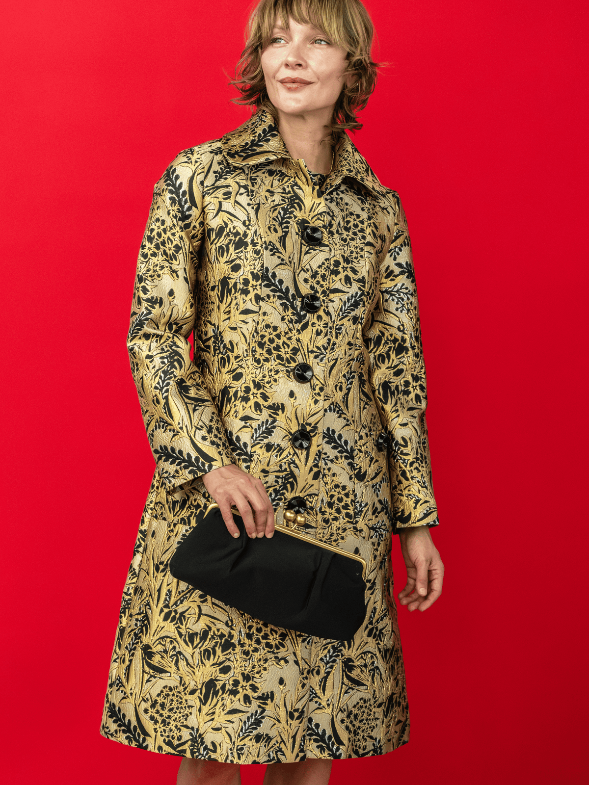 ELEANOR coat Hidden Perch - Lesley Evers-coat-lined coat-new