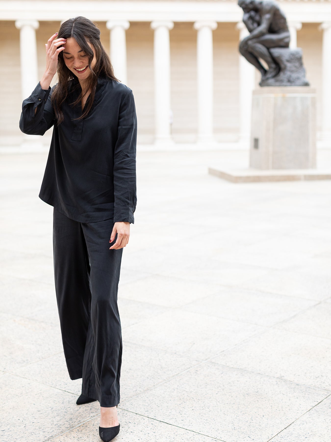 ELIZABETH pant Black - Lesley Evers - Bottoms - Pants - Shop