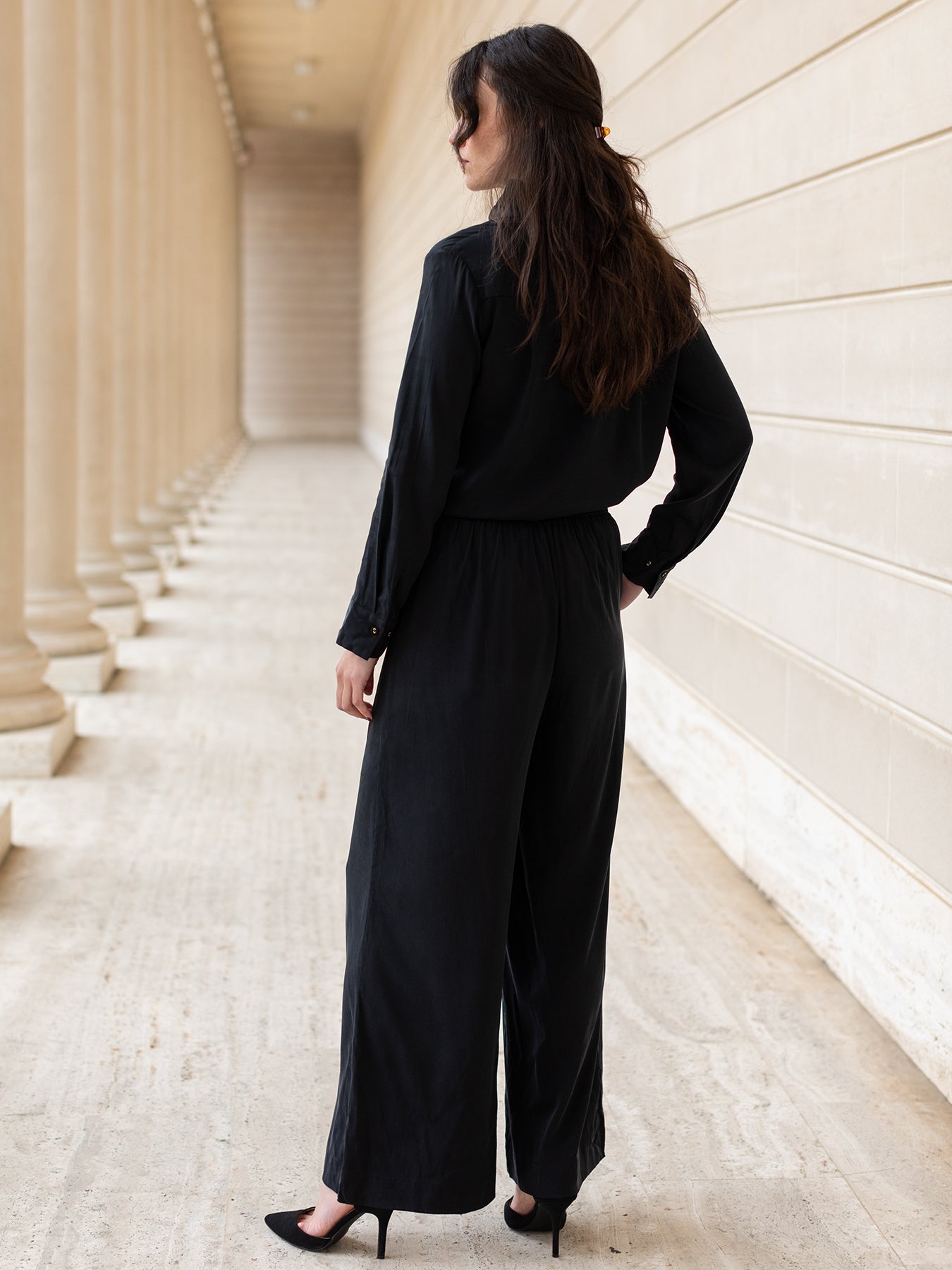 ELIZABETH pant Black - Lesley Evers - Bottoms - Pants - Shop