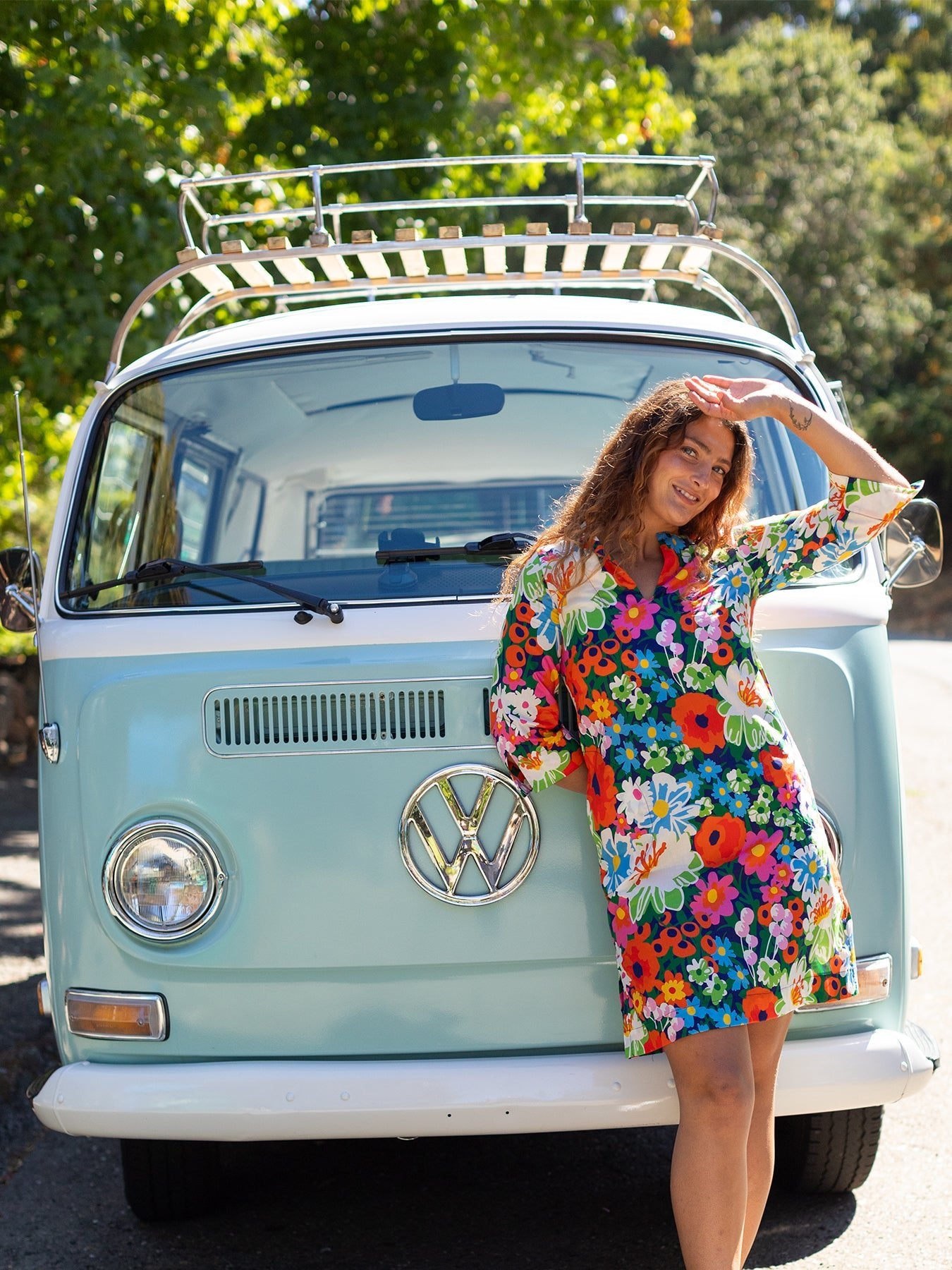 ELLIE dress Bouquet Bliss - Lesley Evers - Dress - ellie - knee length