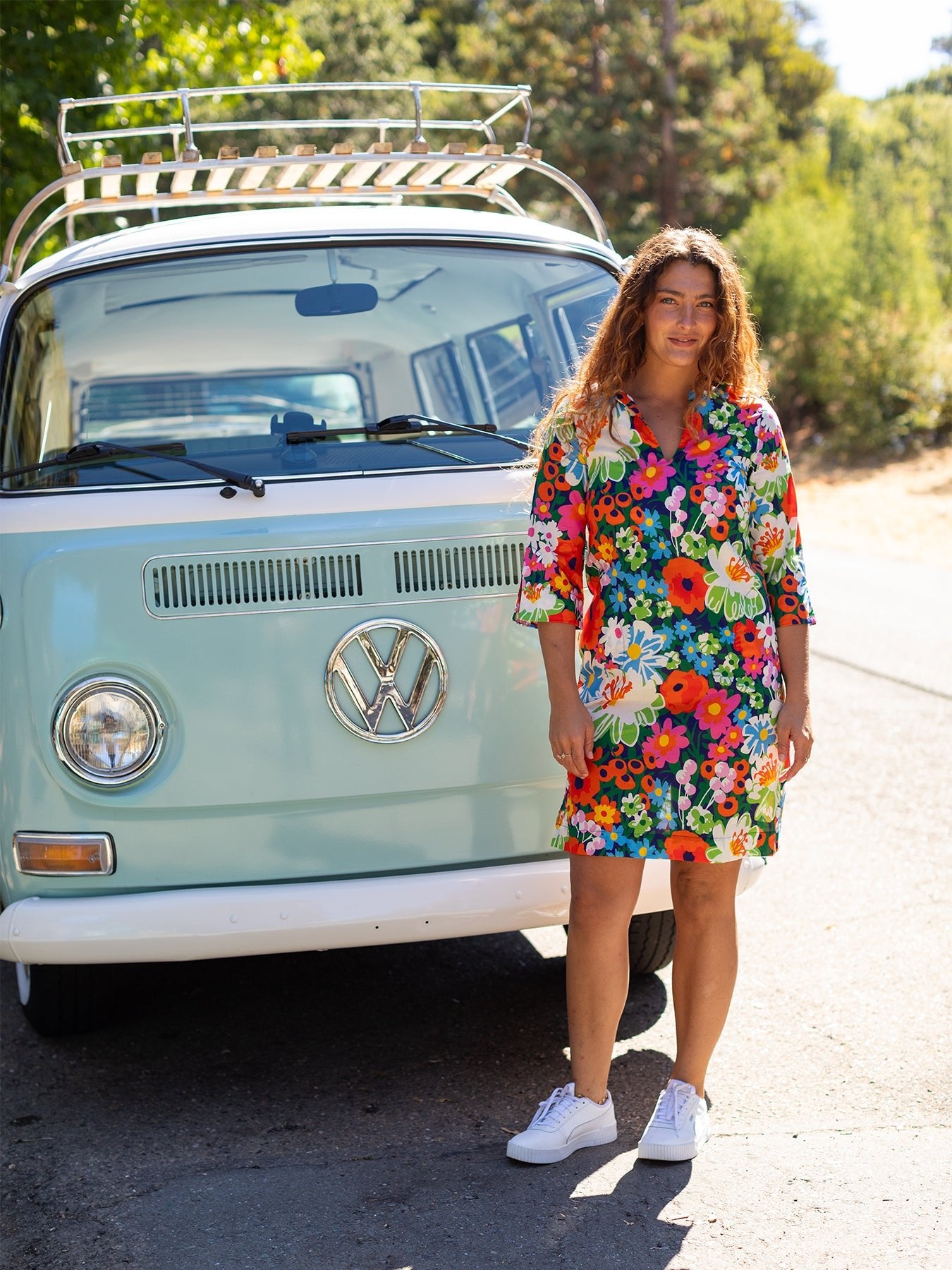 ELLIE dress Bouquet Bliss - Lesley Evers - Dress - ellie - knee length