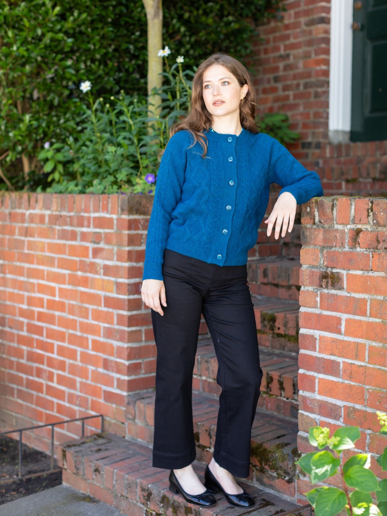 EMMA cardigan Blue - Lesley Evers - Best Seller - cardigan - emma