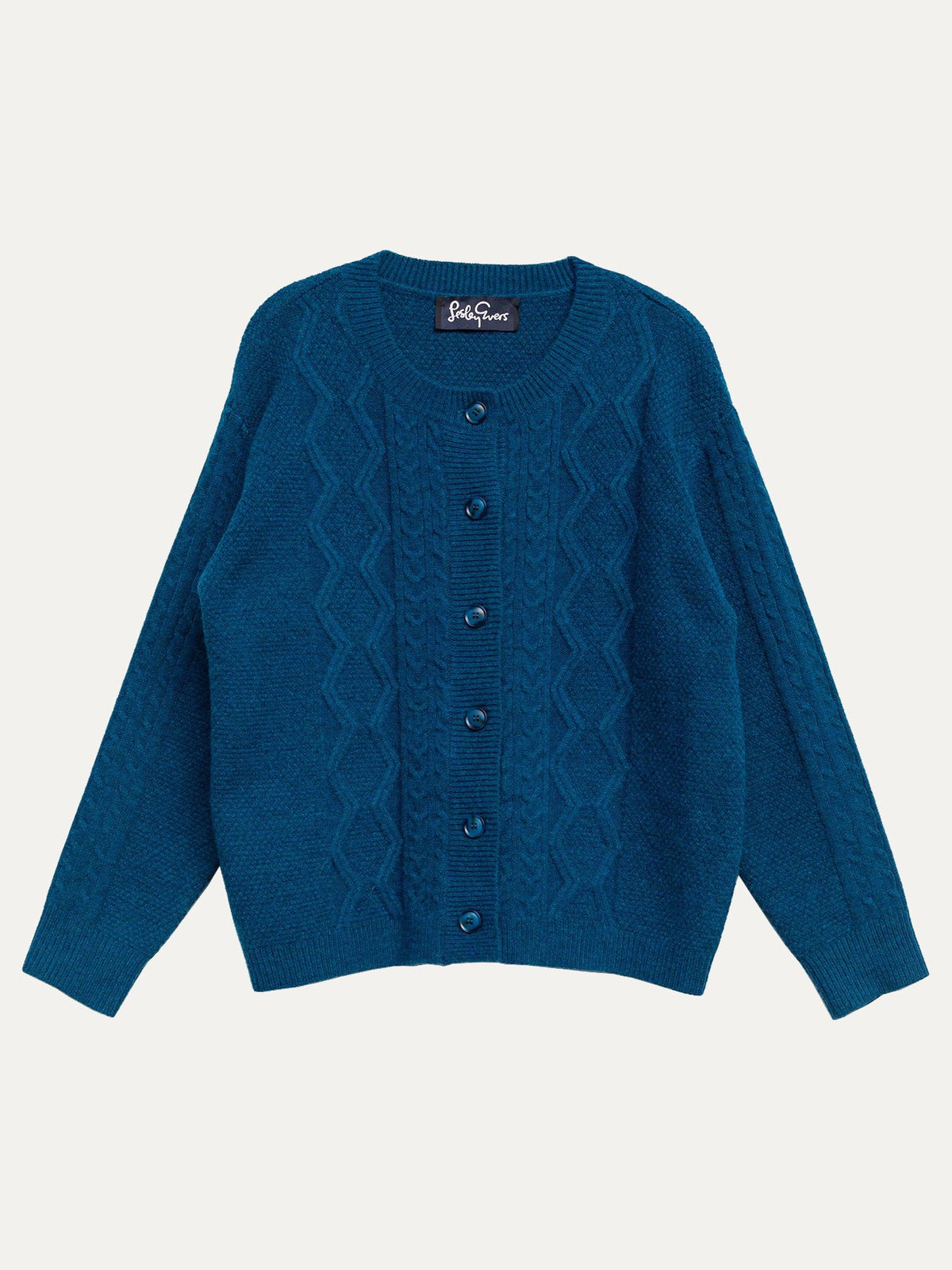 EMMA cardigan Blue - Lesley Evers-Best Seller-cardigan-emma