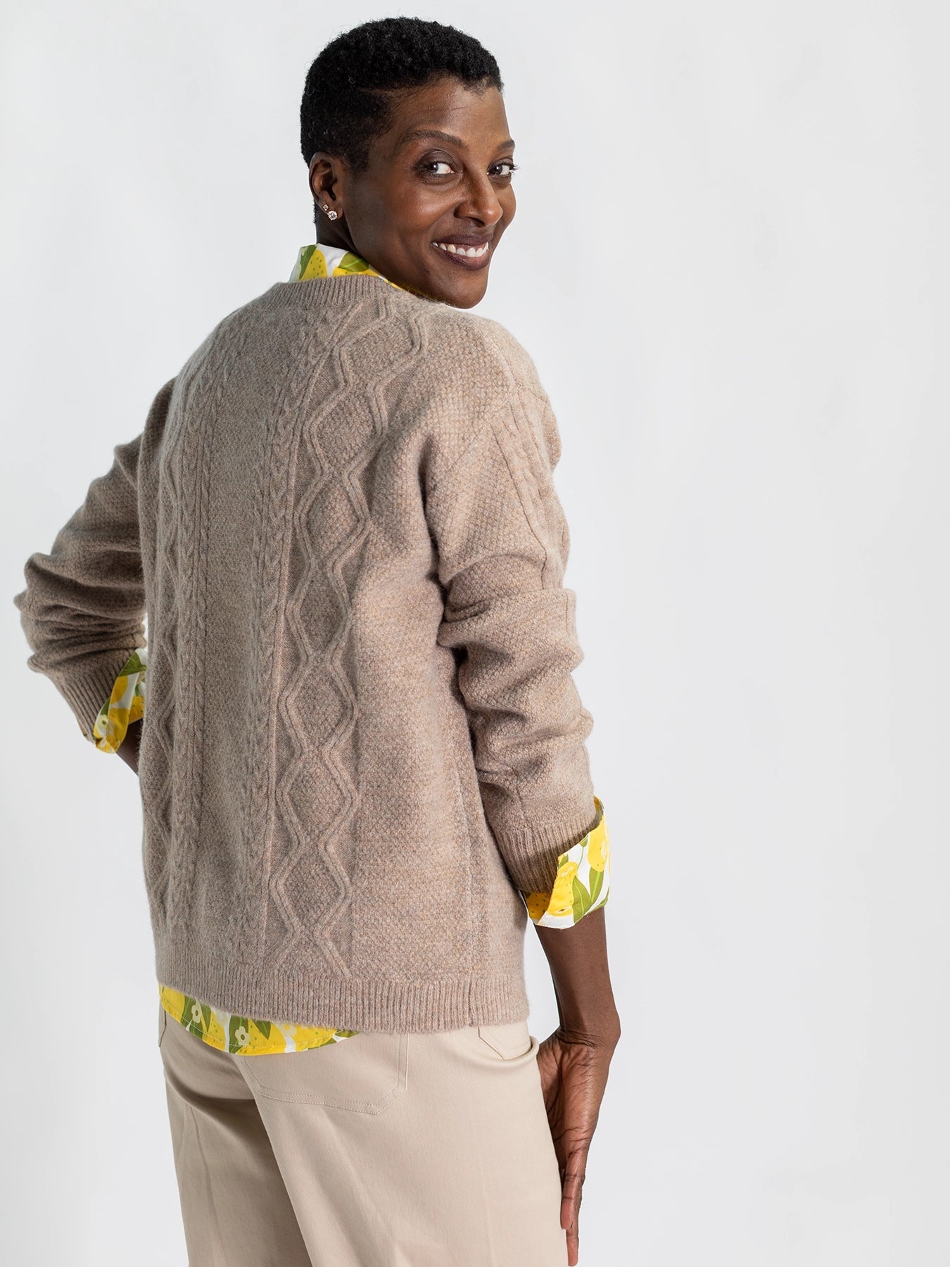 EMMA cardigan Natural - Lesley Evers - Best Seller - cardigan - emma