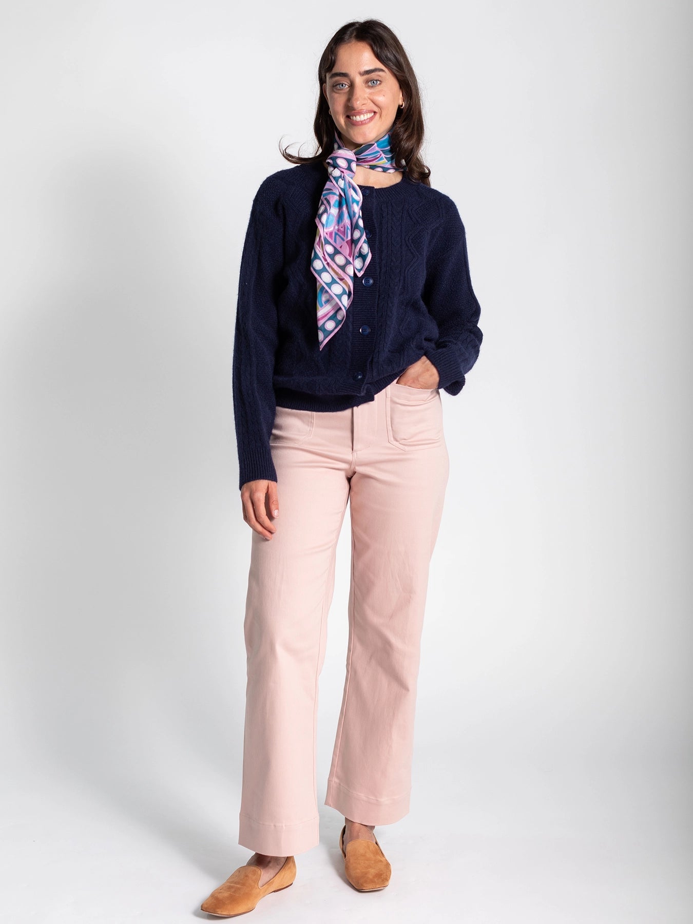 EMMA cardigan Navy - Lesley Evers - cardigan - dinner with friends - emma