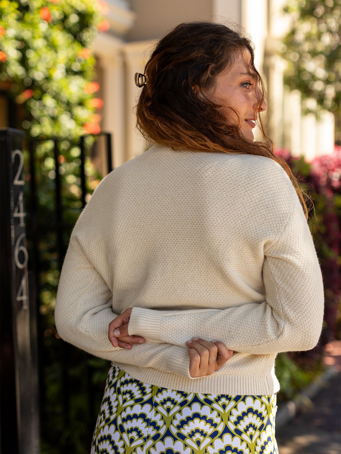 EMMA cardigan Sand - Lesley Evers - Best Seller - emma - Imogen Pink Capsule