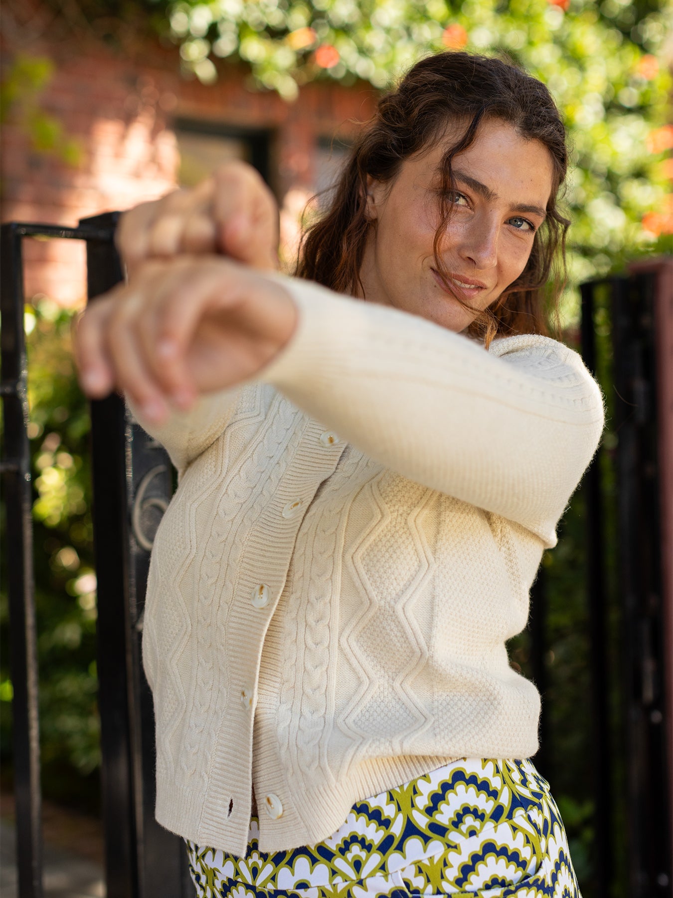 EMMA cardigan Sand - Lesley Evers - Best Seller - emma - Imogen Pink Capsule