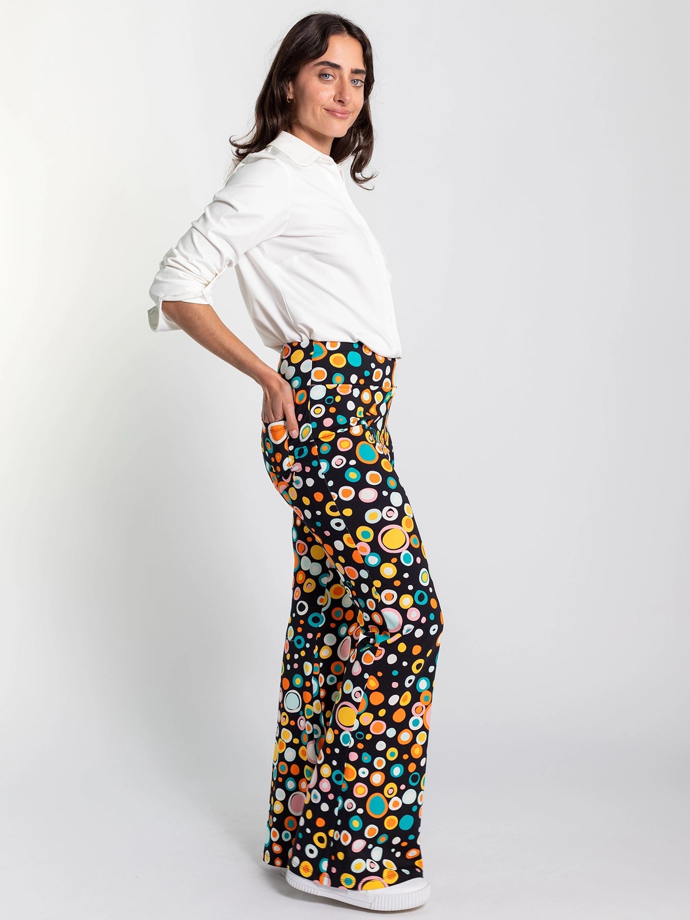 ERIKA pant Speckles - Lesley Evers - Best Seller - Bottoms - erika