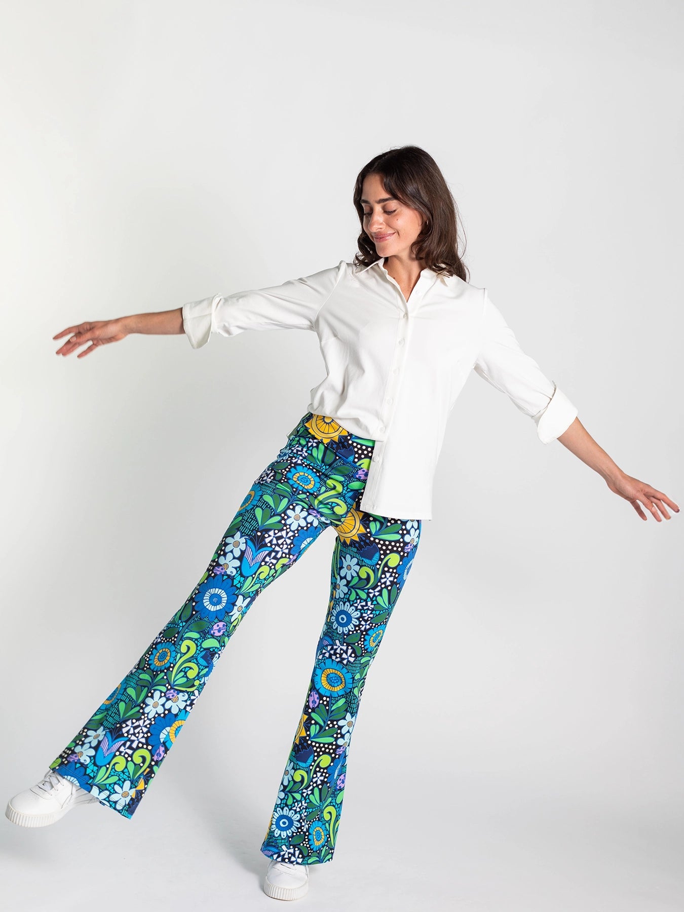 ERIKA pant Sunshine Blue - Lesley Evers - Best Seller - Bottoms - erika