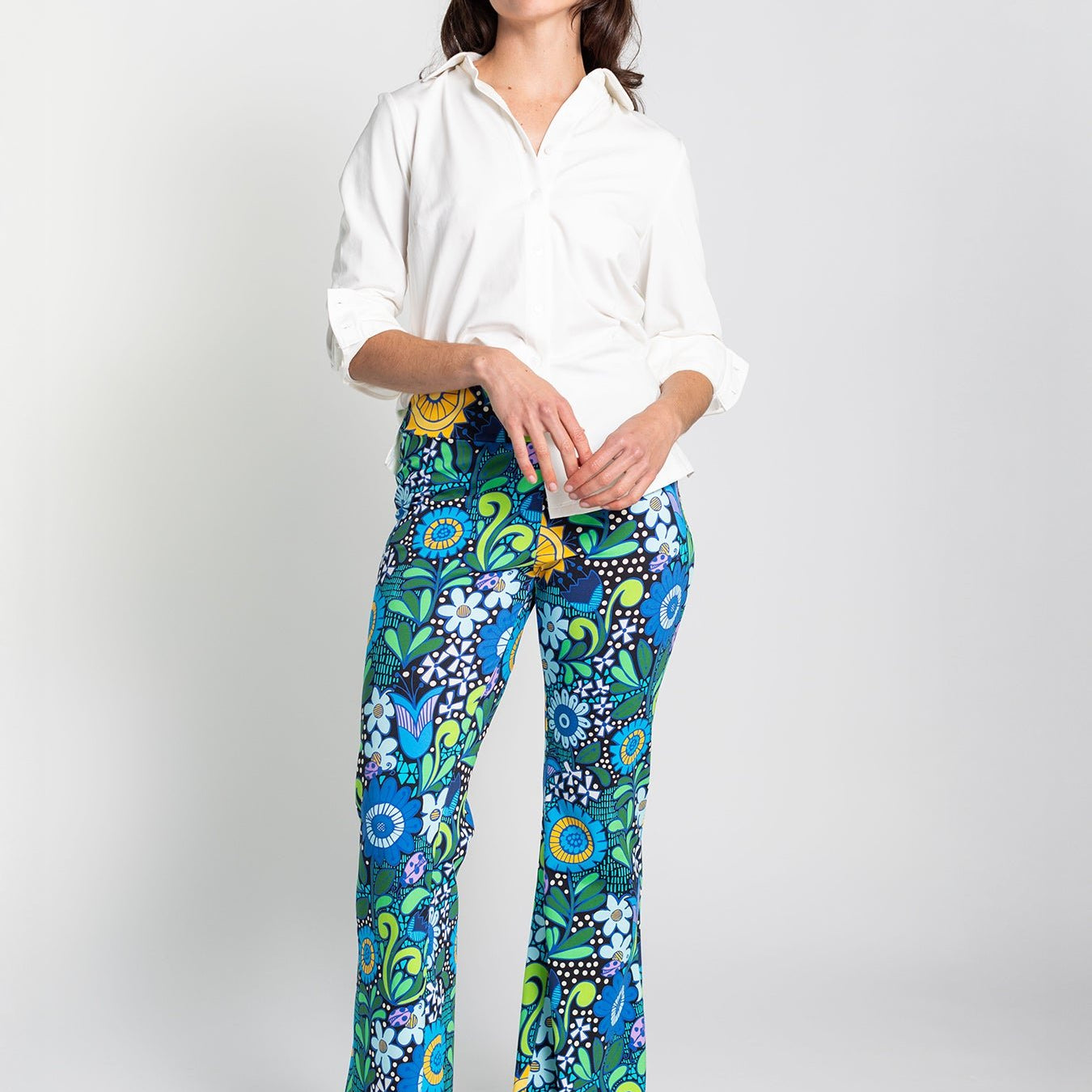 ERIKA pant Sunshine Blue - Lesley Evers - Best Seller - Bottoms - erika