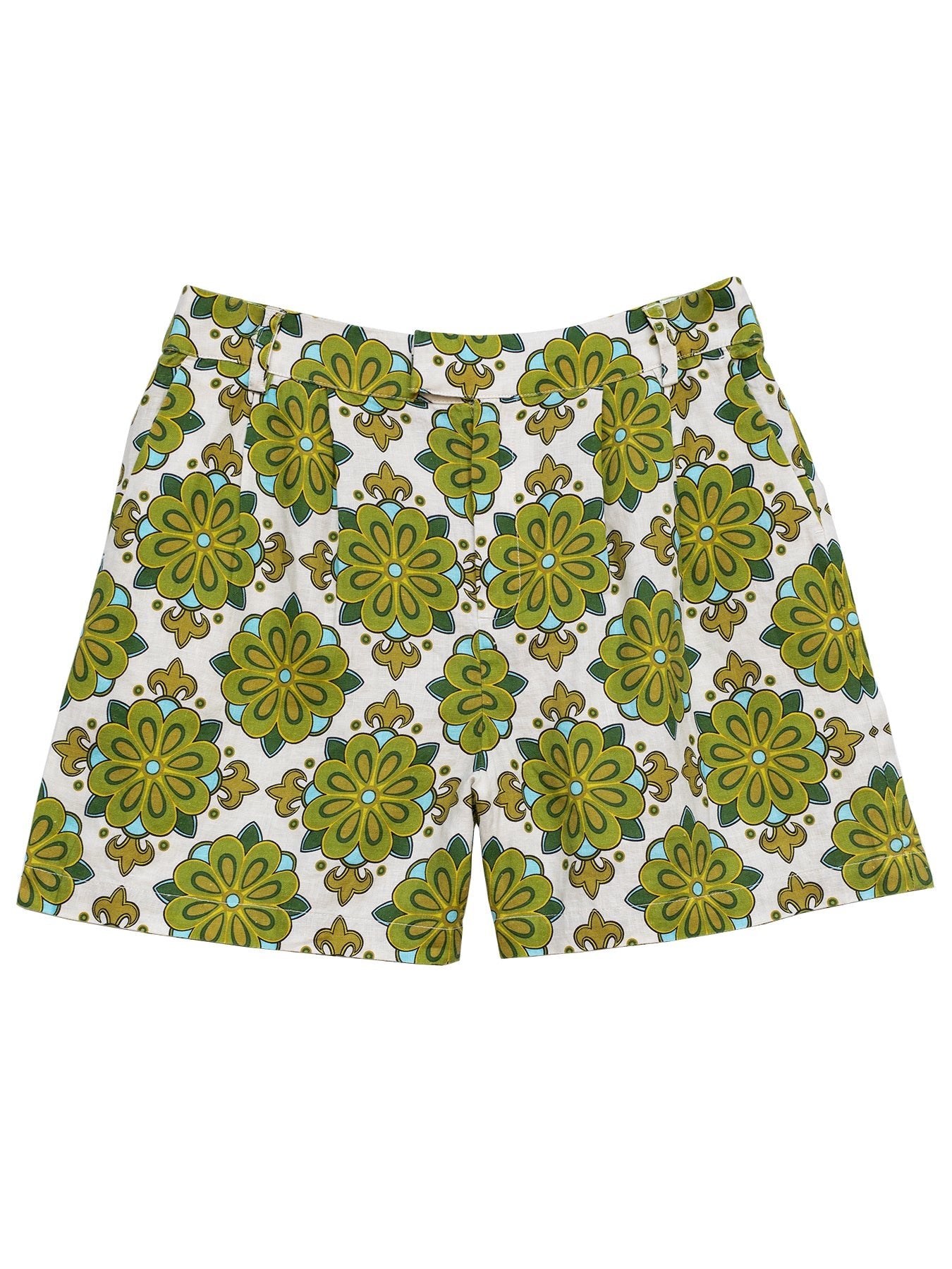 ERIN shorts Talavera Green - Lesley Evers - Bottoms - Green - shorts