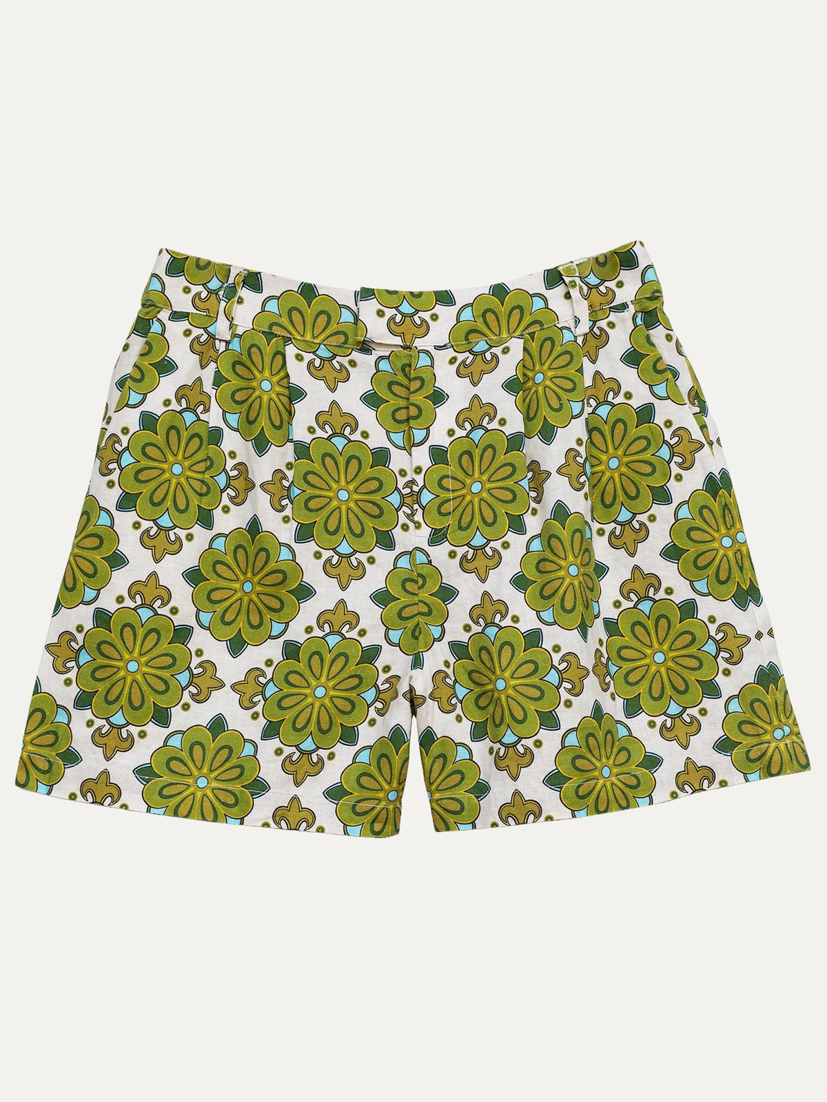 ERIN shorts Talavera Green - Lesley Evers-Bottoms-Green-service_blocked