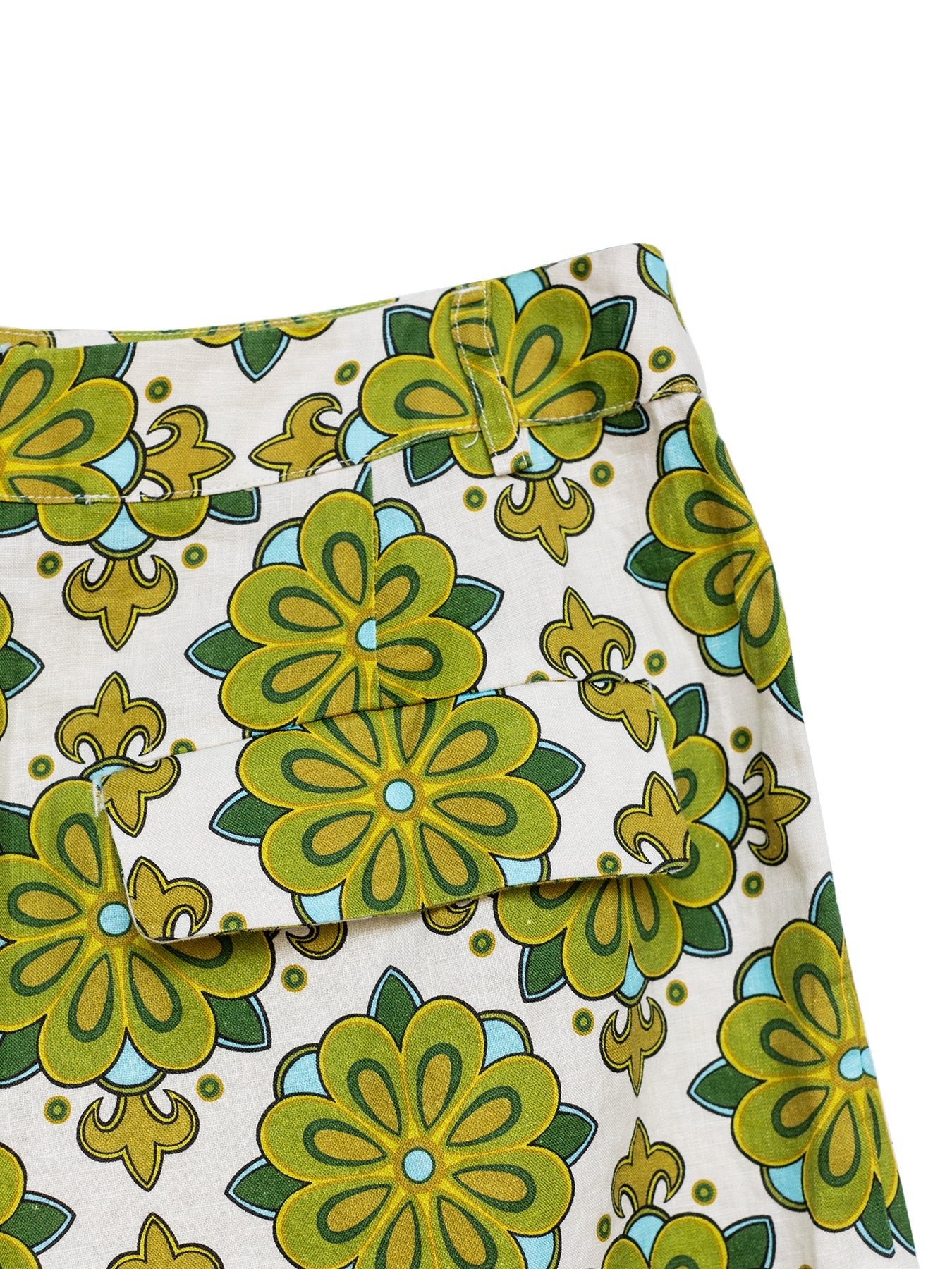 ERIN shorts Talavera Green - Lesley Evers - Bottoms - Green - shorts