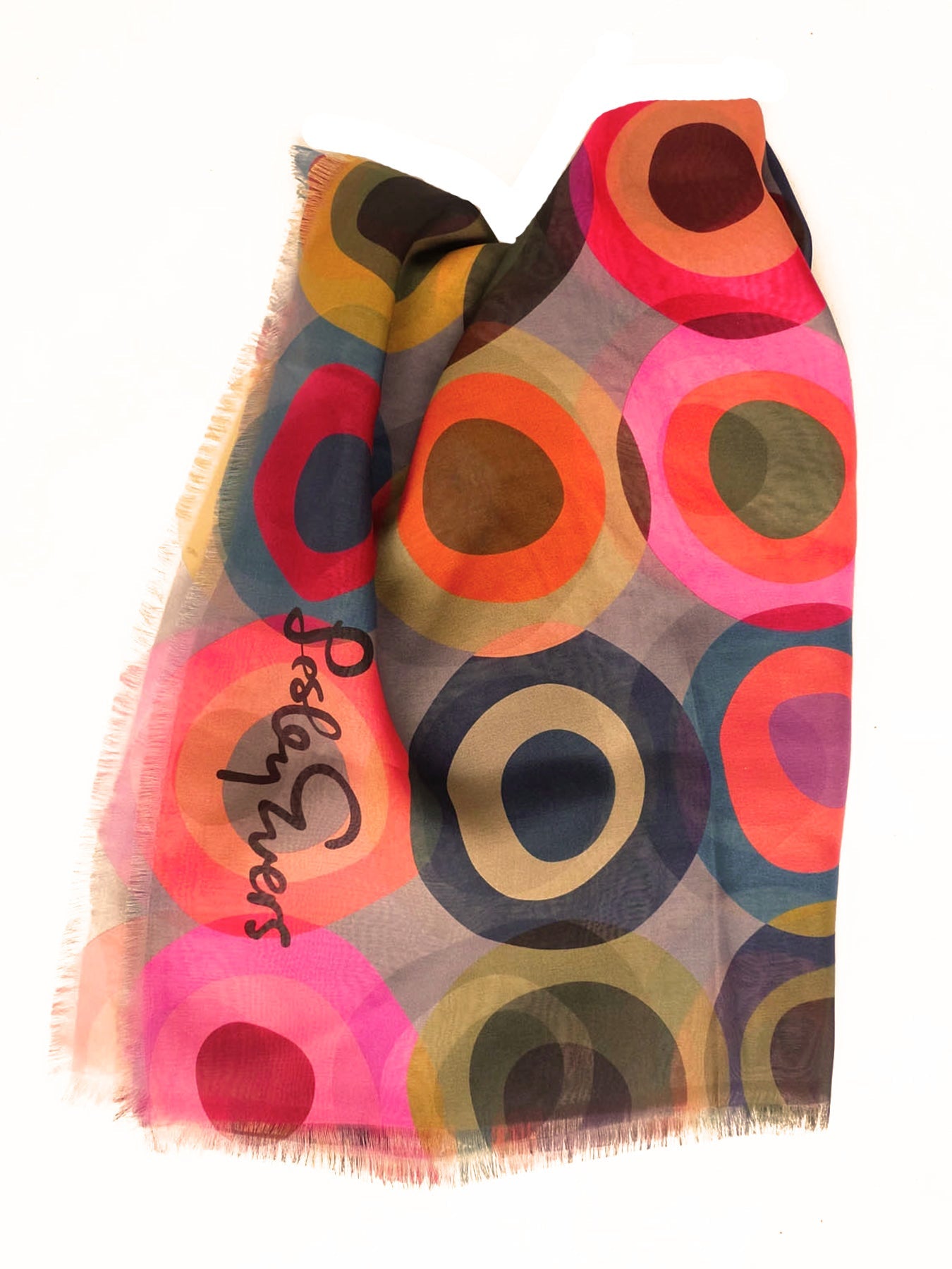ESME silk scarf Circles Light - Lesley Evers - Accessories - BF200 - esme