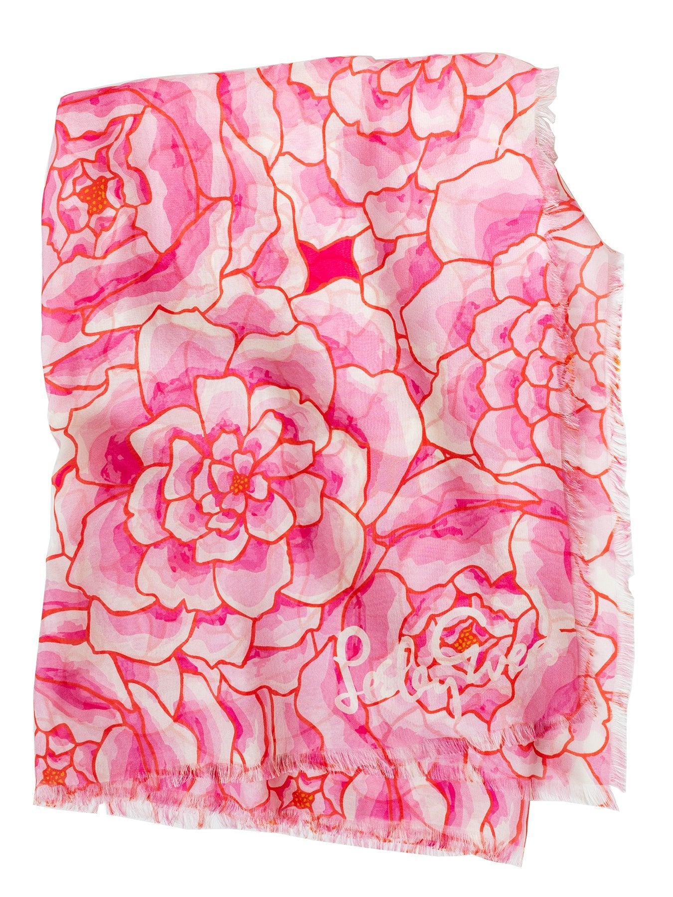 ESME silk scarf Peonies - Lesley Evers - Accessories - BF200 - esme
