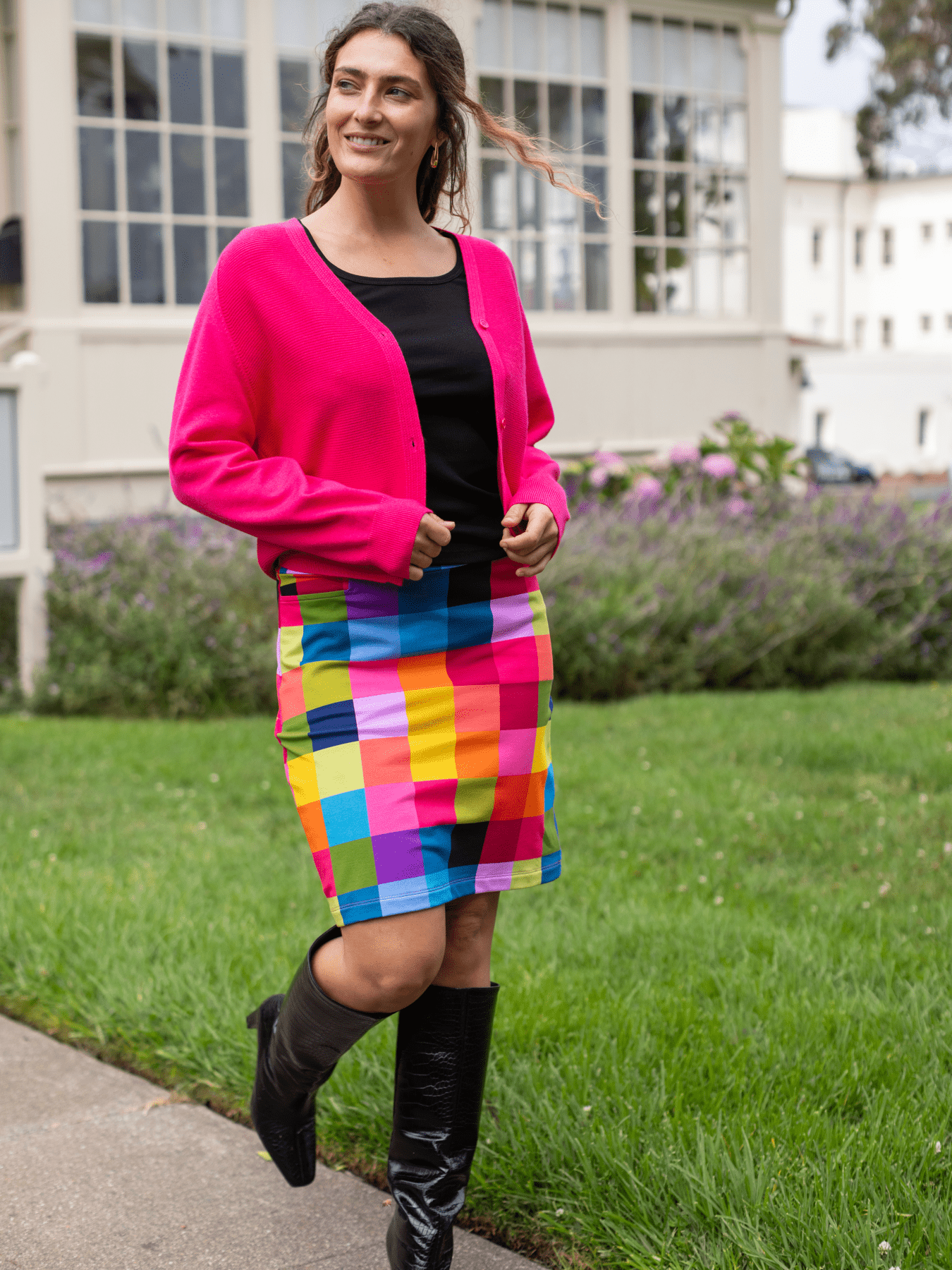 EUGENIA cardigan Magenta - Lesley Evers - cardigan - Shop - Shop/All Products