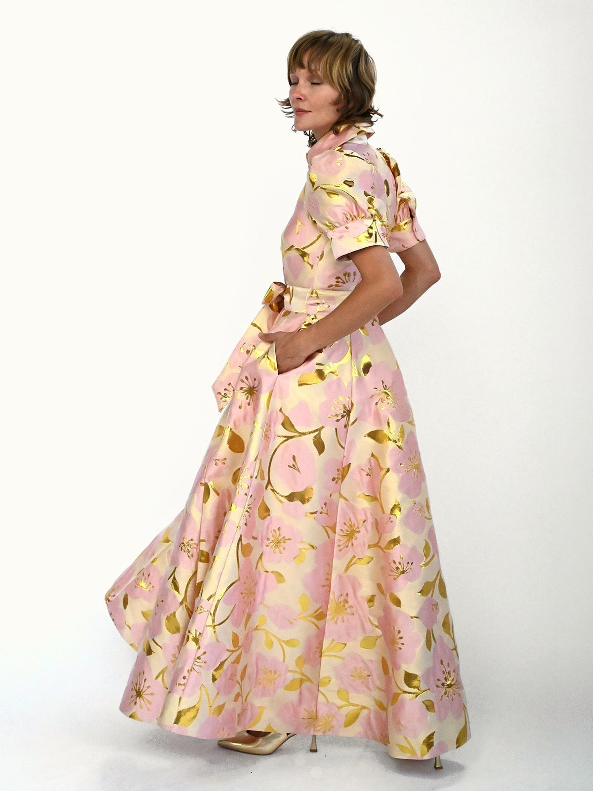 EVANGELINE dress Garden Wall Pink - Lesley Evers-Dress-evangeline-formal
