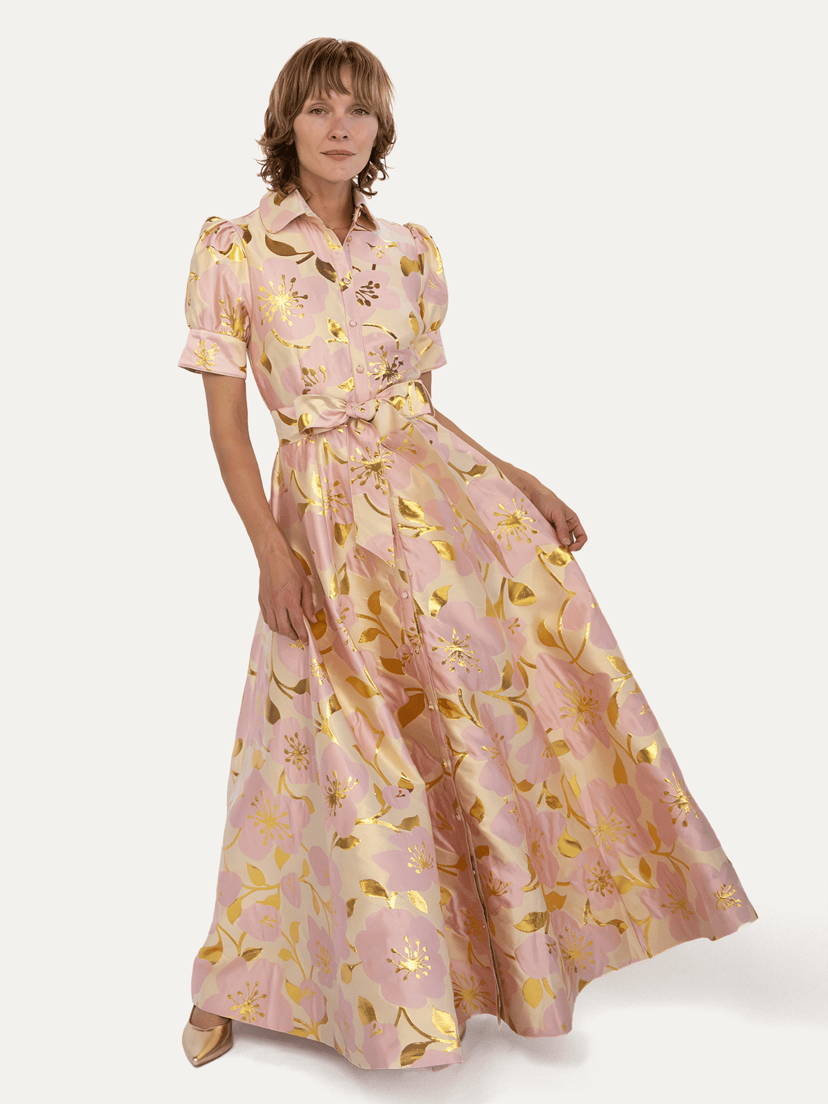 EVANGELINE dress Garden Wall Pink - Lesley Evers-Dress-evangeline-formal