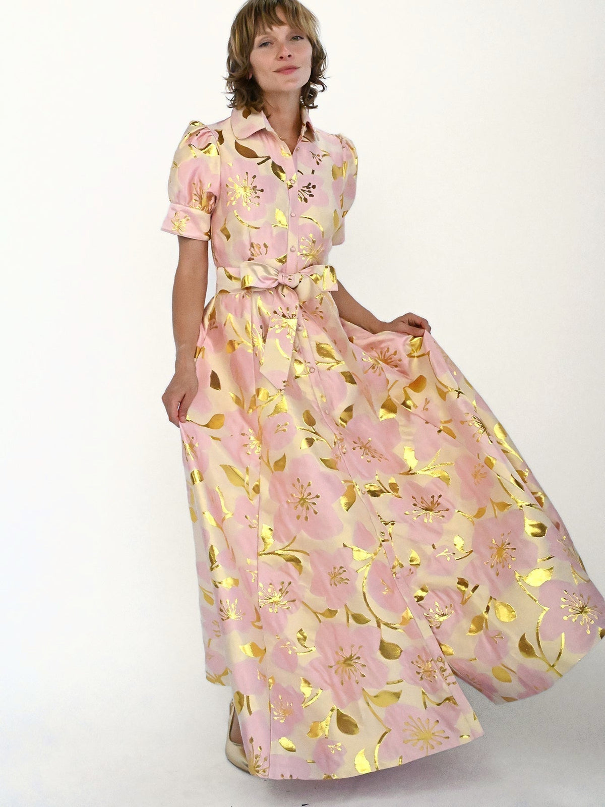EVANGELINE dress Garden Wall Pink - Lesley Evers-Dress-evangeline-formal