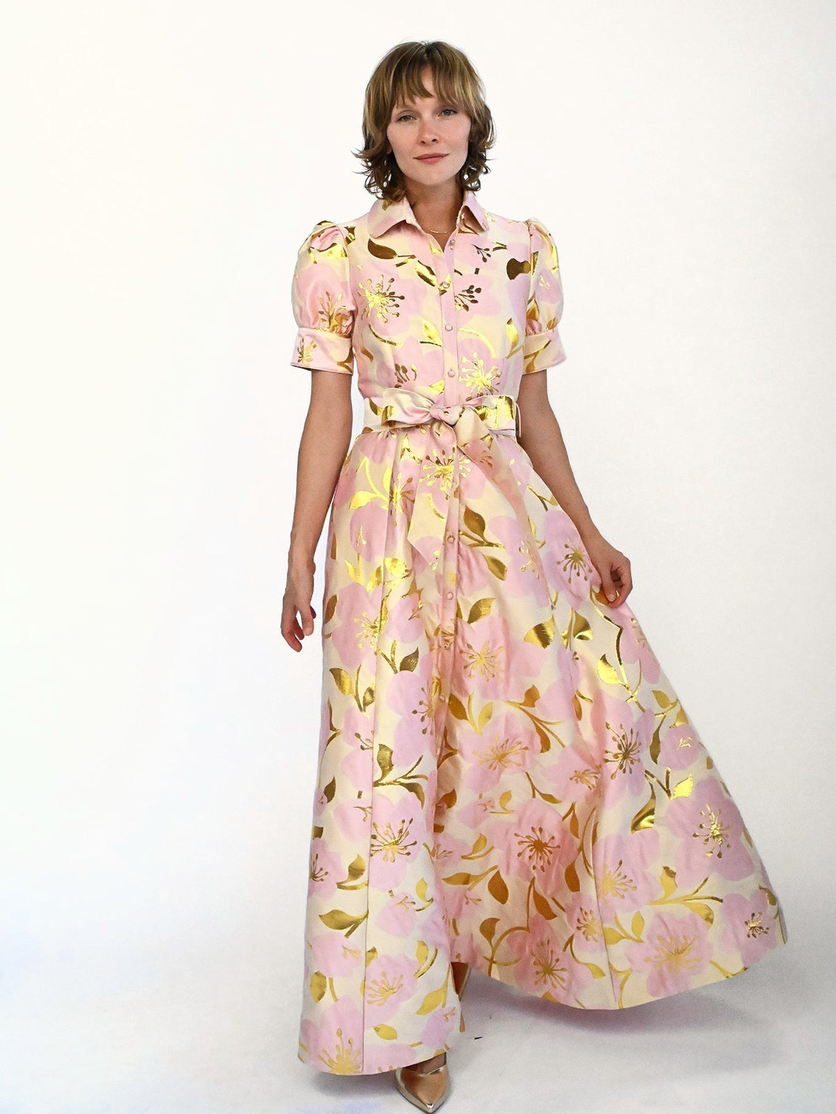 EVANGELINE dress Garden Wall Pink - Lesley Evers-Dress-evangeline-formal