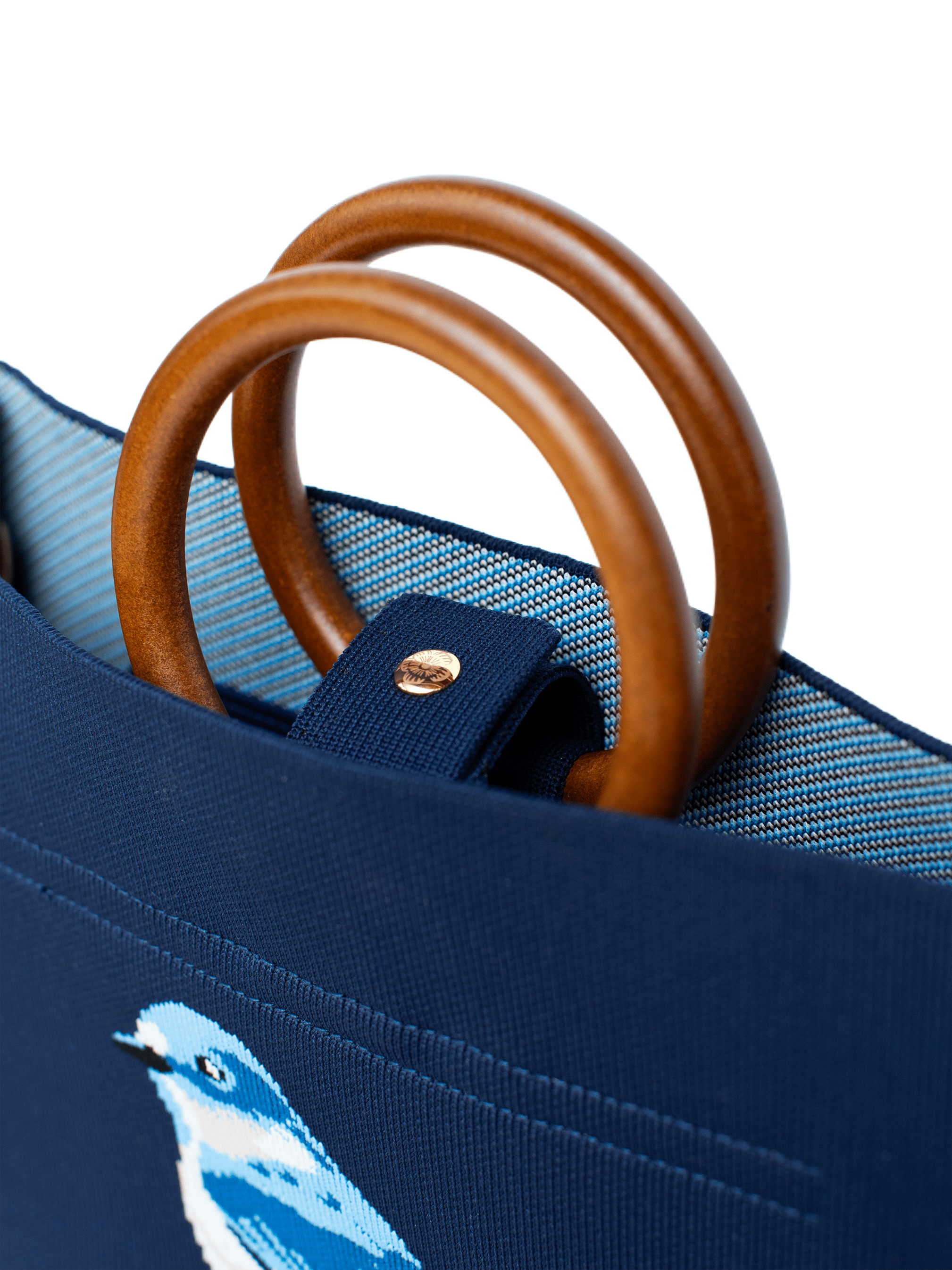 EVIE handbag Blue Bird - Lesley Evers - Accessories - bird - bird bag