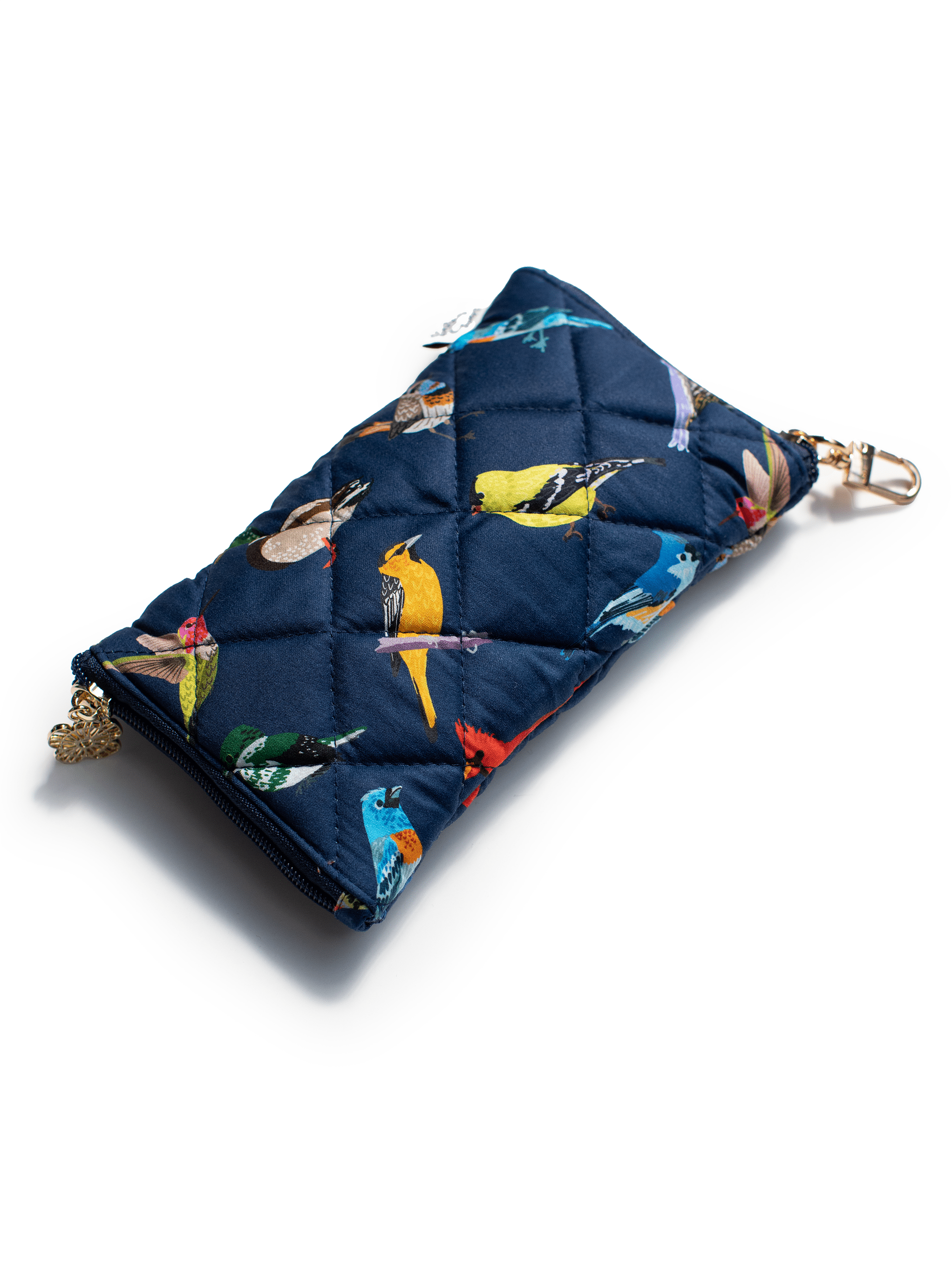 Eyeglass Case Navy Birds - Lesley Evers - Accessories - eyeglass case - pouch