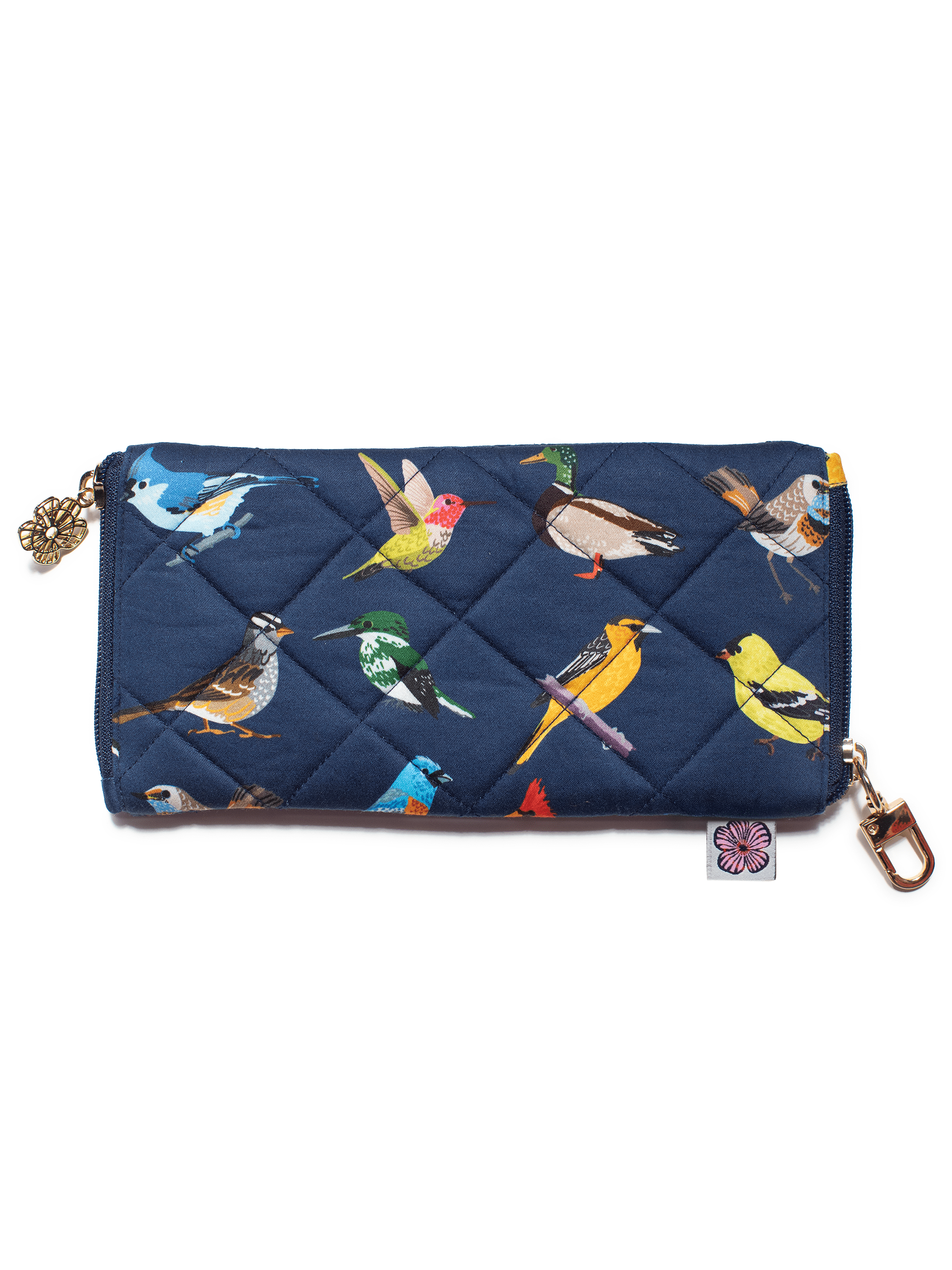 Eyeglass Case Navy Birds - Lesley Evers - Accessories - eyeglass case - pouch