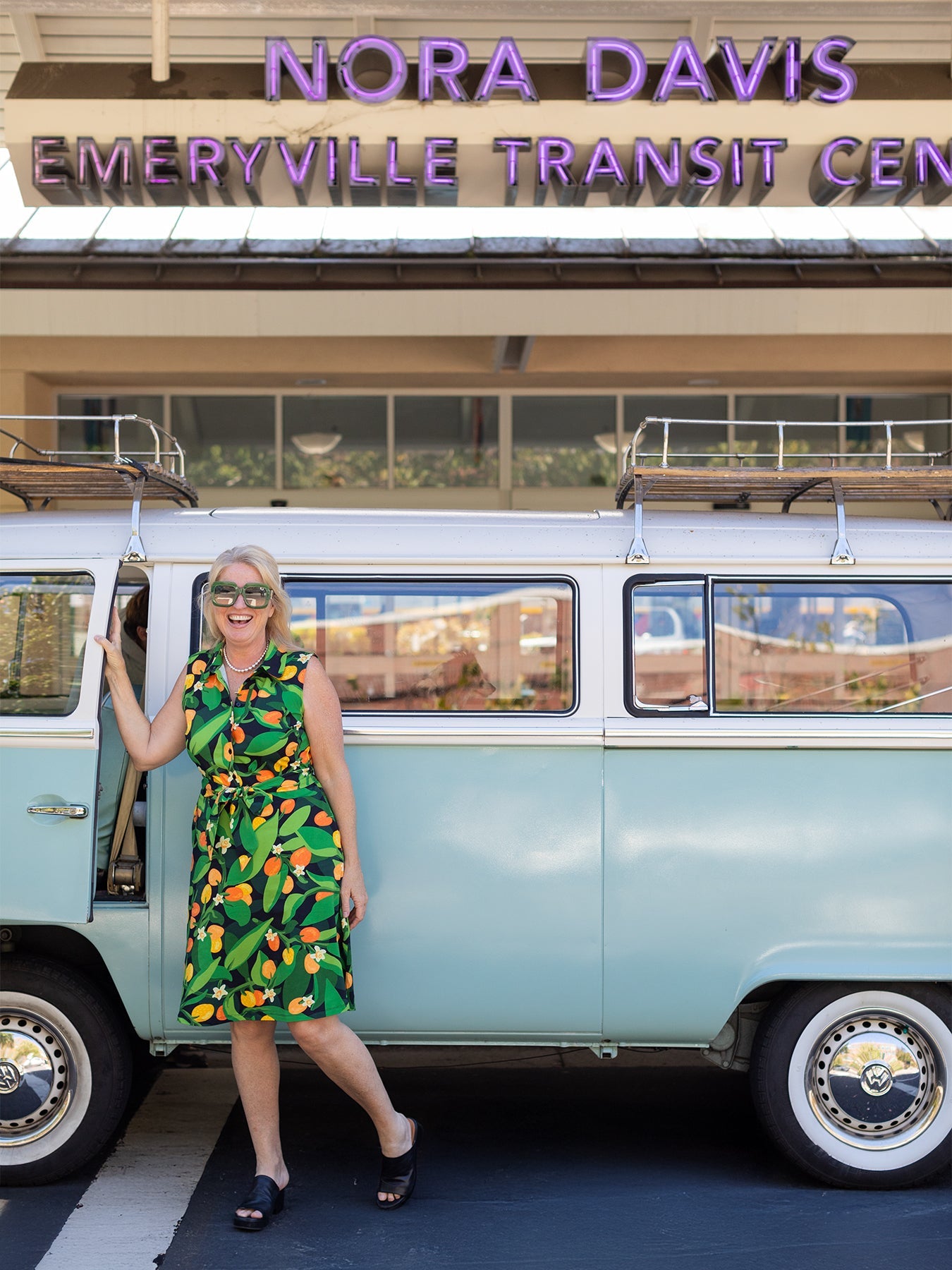 FAYE midi dress Kumquats - Lesley Evers - fae -