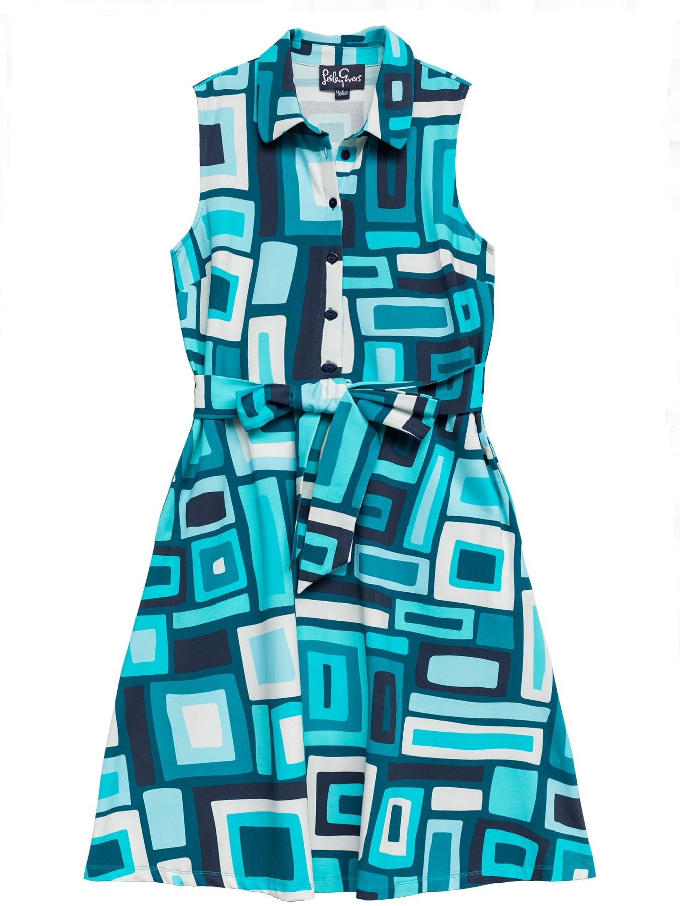 FAYE midi dress Symphony Blue - Lesley Evers - Dress - fae - Knee Length Dress