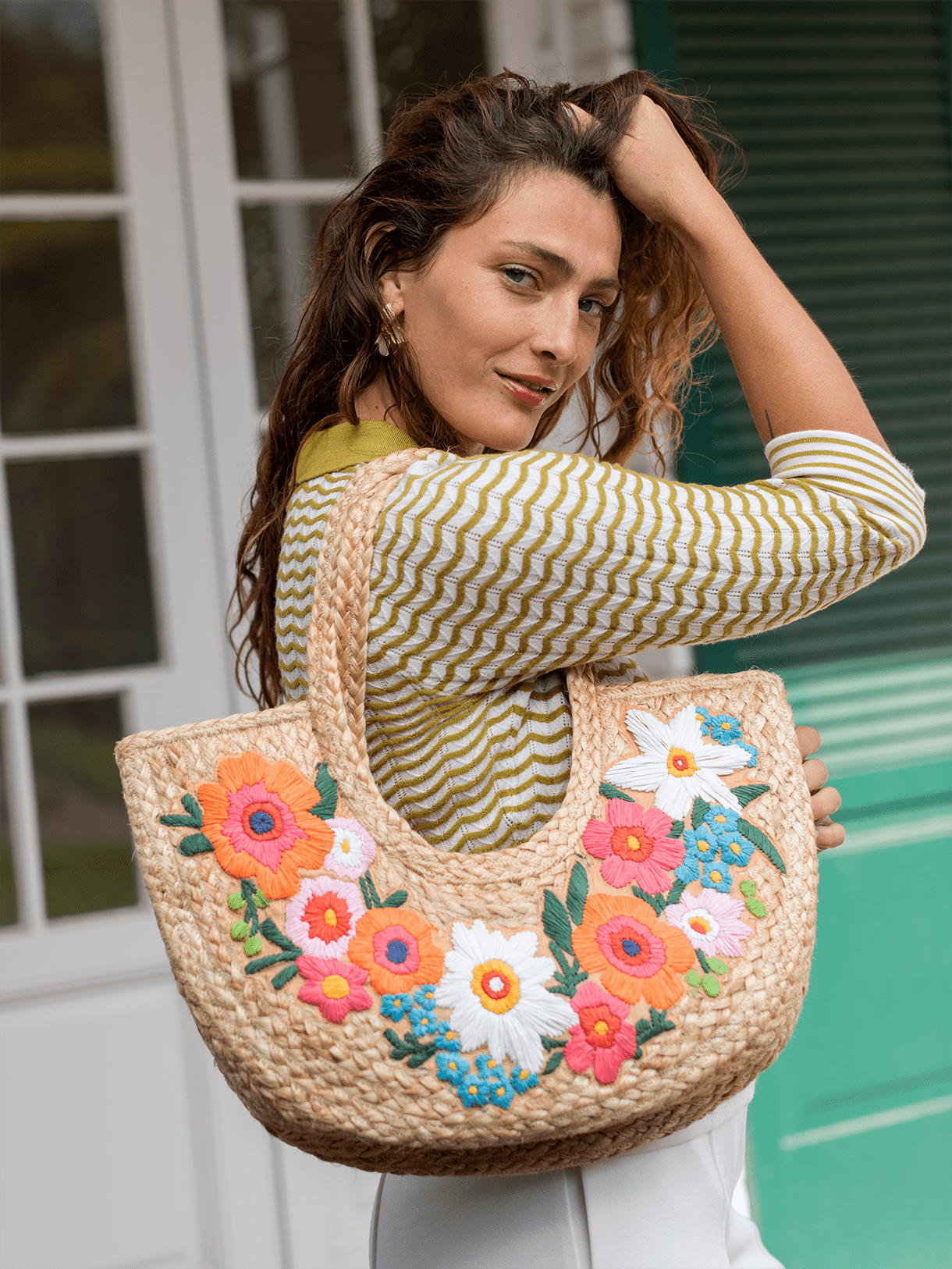 FLORA Woven Tote - Lesley Evers - Accessories - Giftable - Gifts