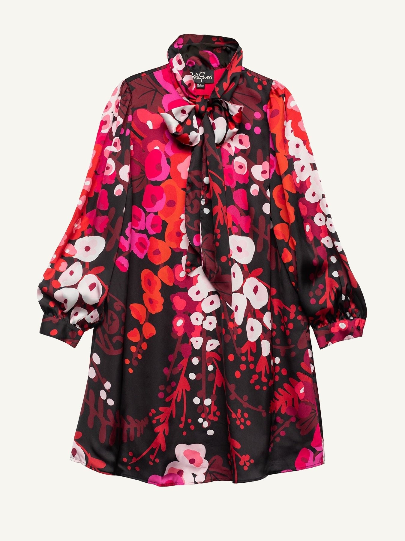 FLORENCE dress Hollyhock Red - Lesley Evers-Dress-florence-formal