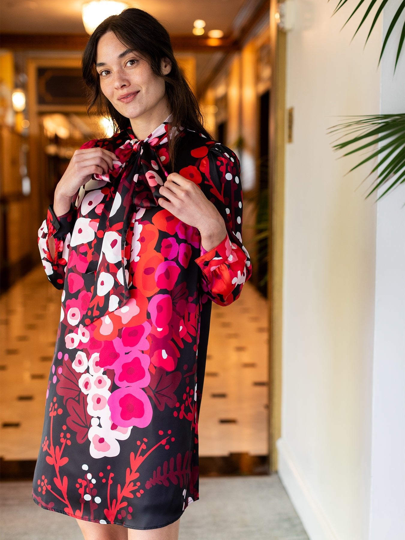 FLORENCE dress Hollyhock Red - Lesley Evers - Dress - florence - formal