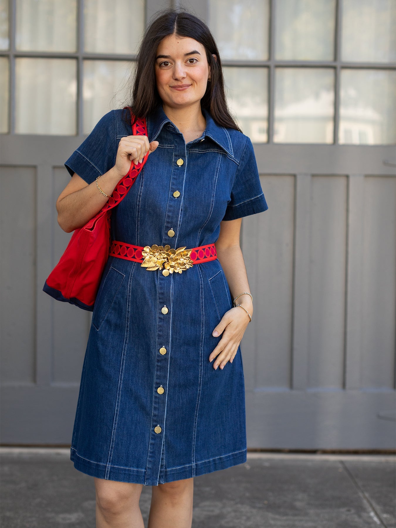FLOWERS Belt Buckle - Lesley Evers - Accessories - accessory - pebble