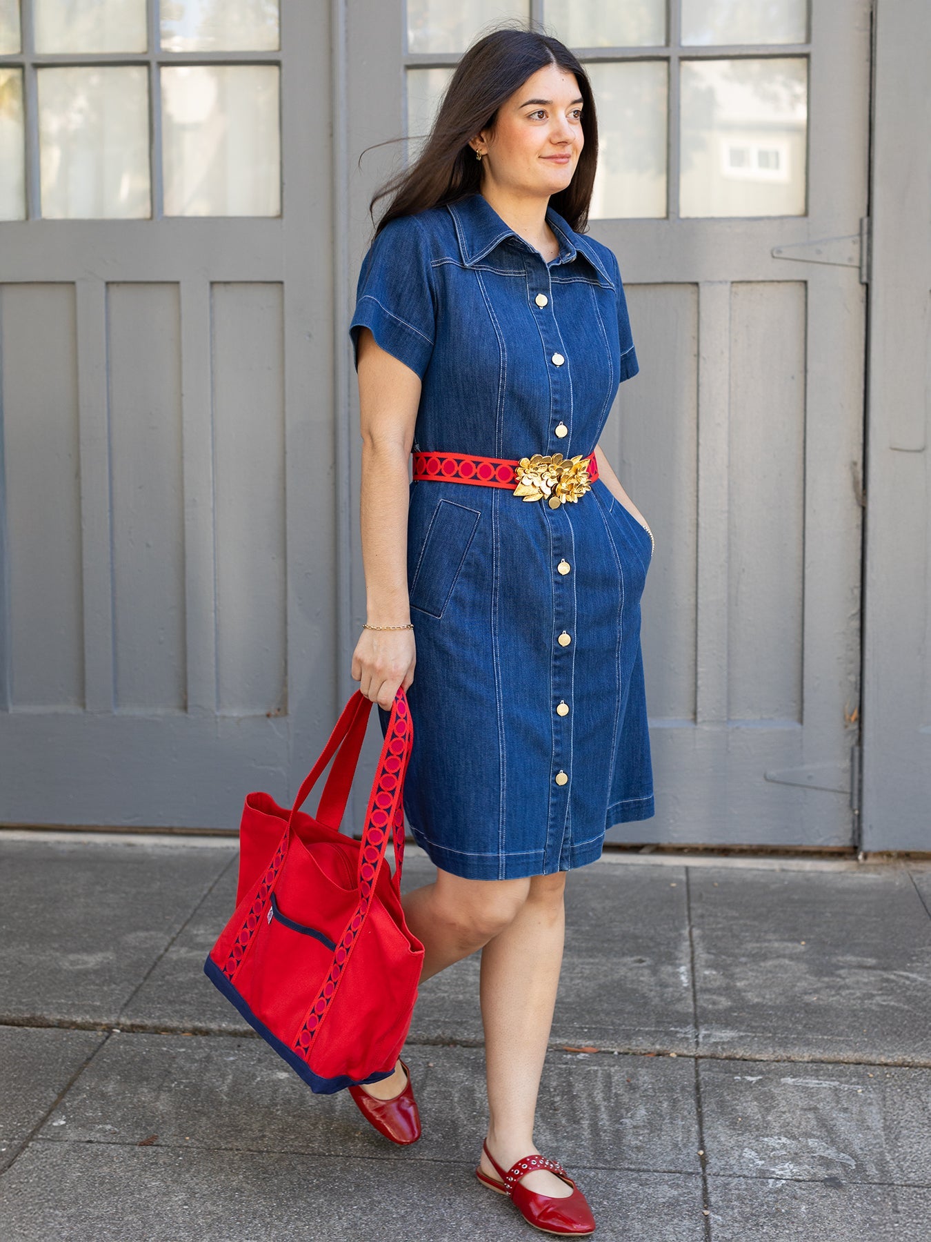 FLOWERS Belt Buckle - Lesley Evers - Accessories - accessory - pebble