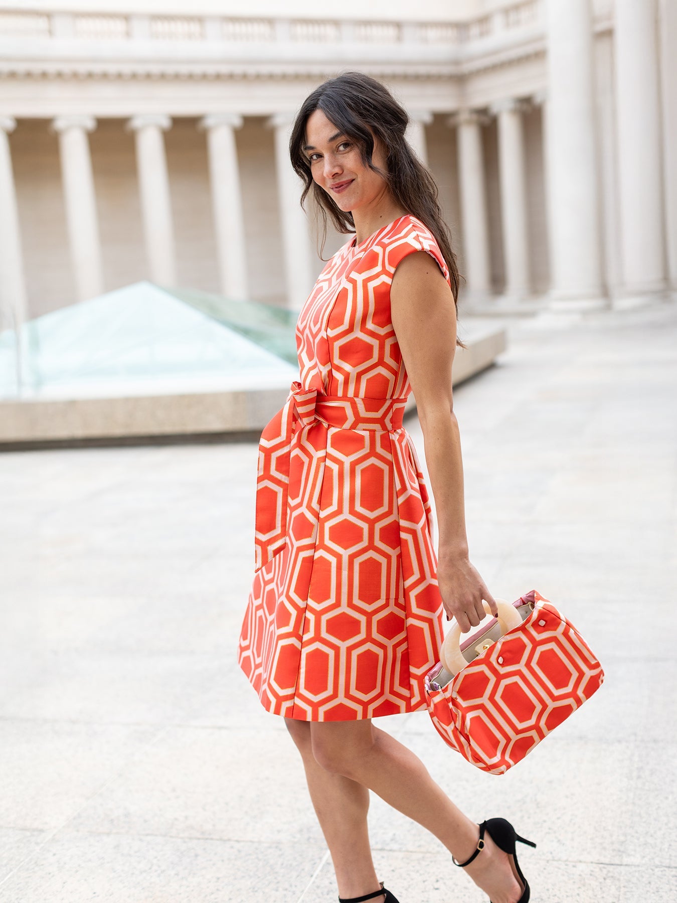 FRANCES dress Pavilion Red - Lesley Evers - Dress - Shop - Shop/All Products