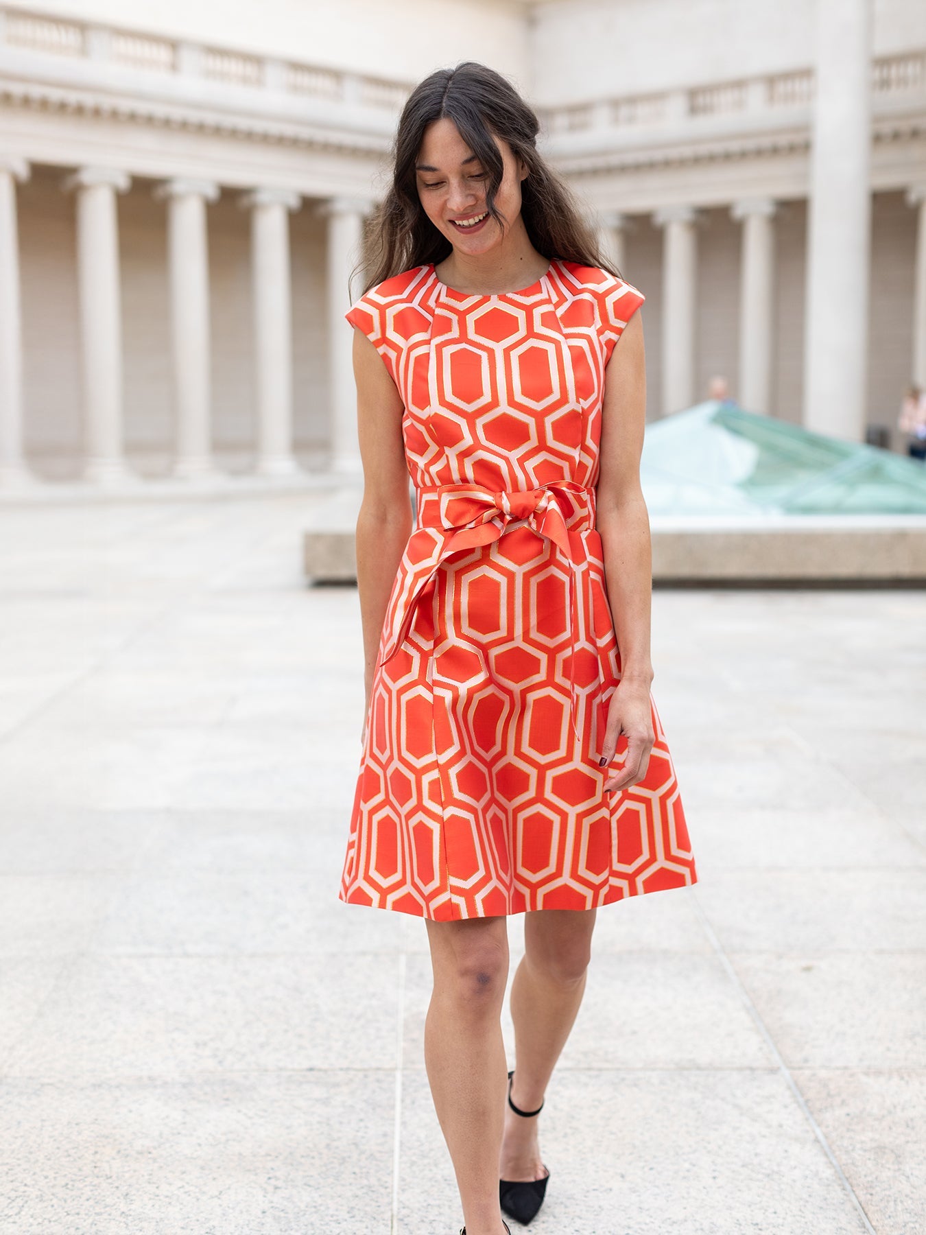 FRANCES dress Pavilion Red - Lesley Evers - Dress - Shop - Shop/All Products