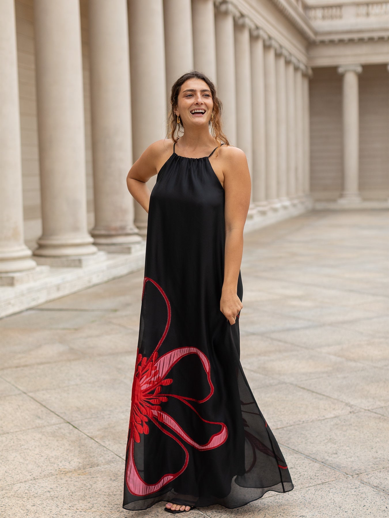 FRANCESCA dress Pink Bloom - Lesley Evers - Dress - Shop - Shop/All Products