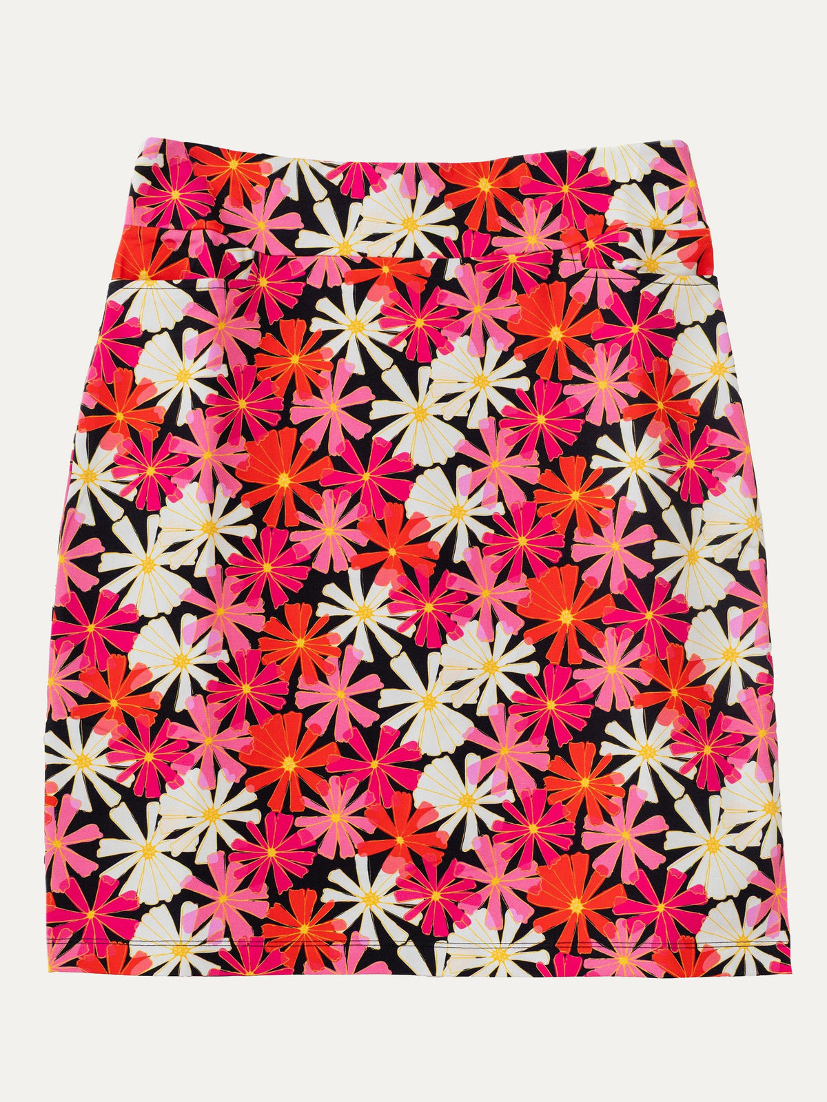 FREYA skirt Asters Pink - Lesley Evers-Bottoms-floral-freya